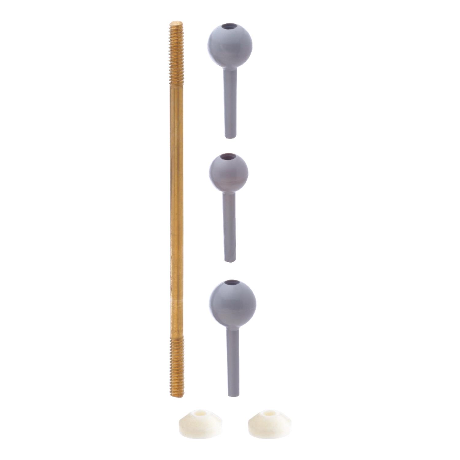 Ace Ball Assembly Universal 6 in. L X 6 in. H Brass/Plastic Stine