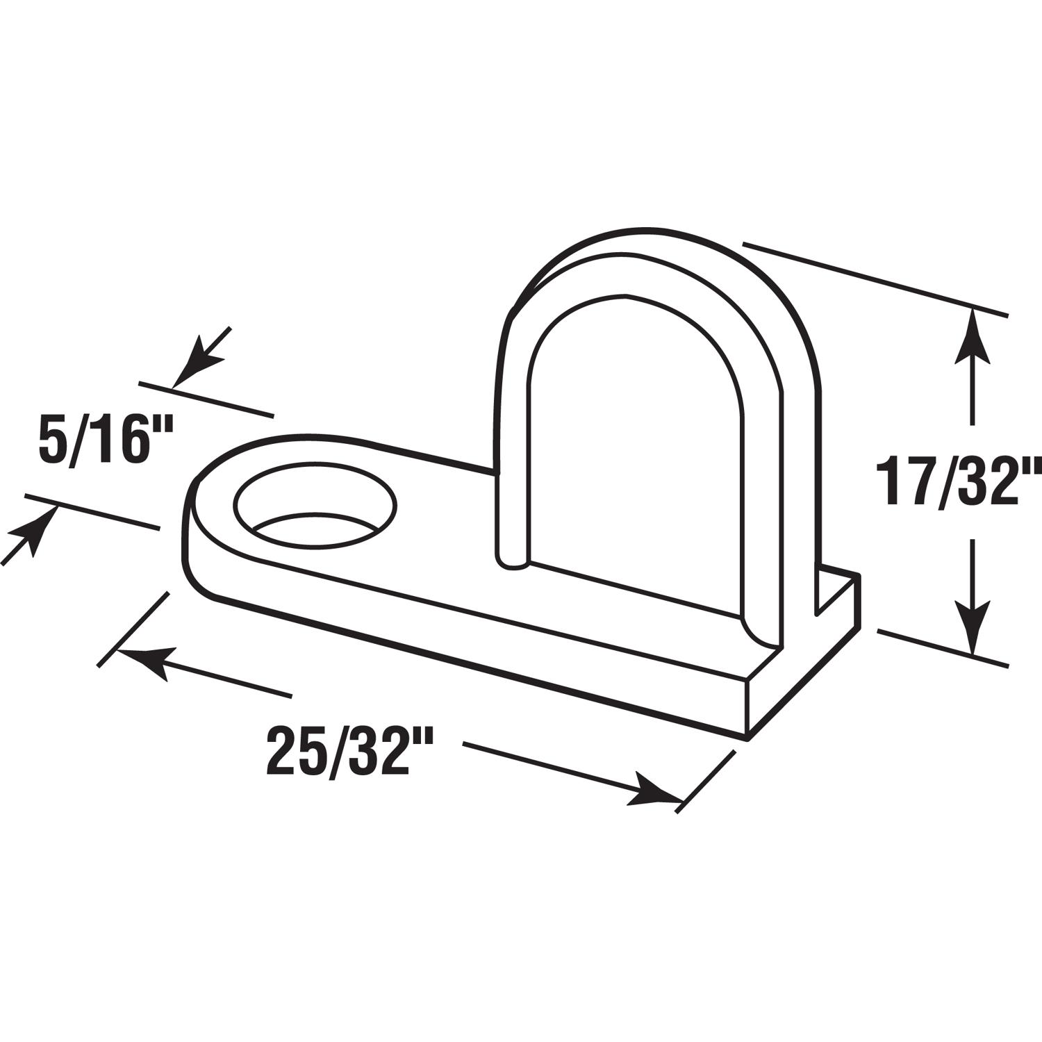 Prime-Line Mill Die Cast Screen Clip 4 pk