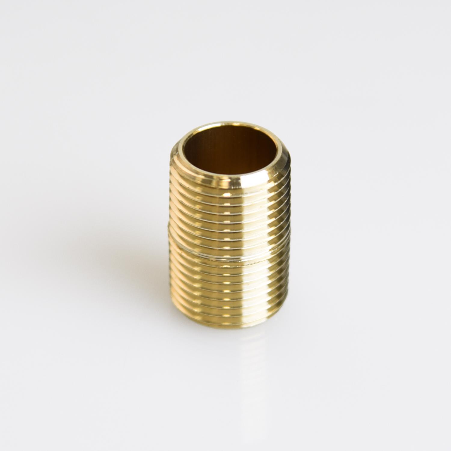 ATC 3/8 in. MPT Brass Close Nipple