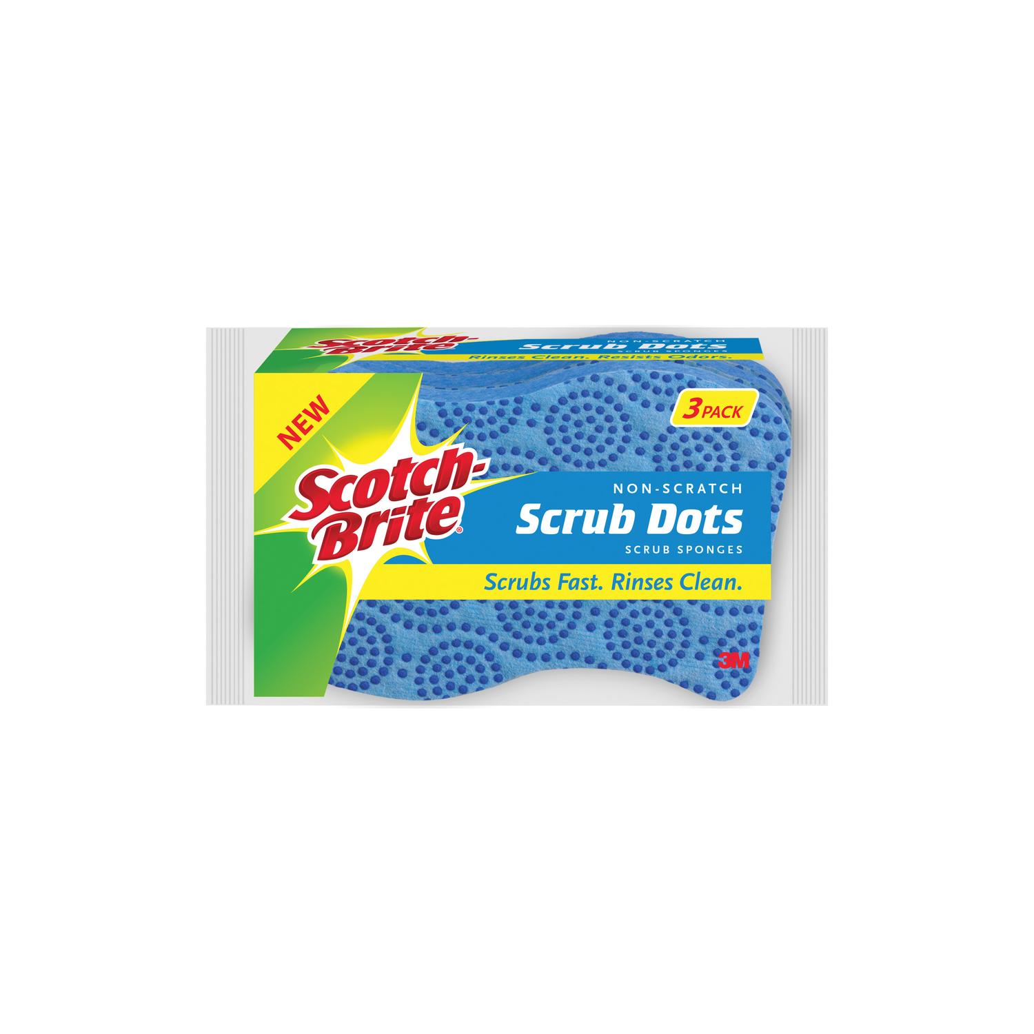 Scotch-Brite Non-Scratch Sponge For Multi-Purpose 2.6 in. L 3 pk