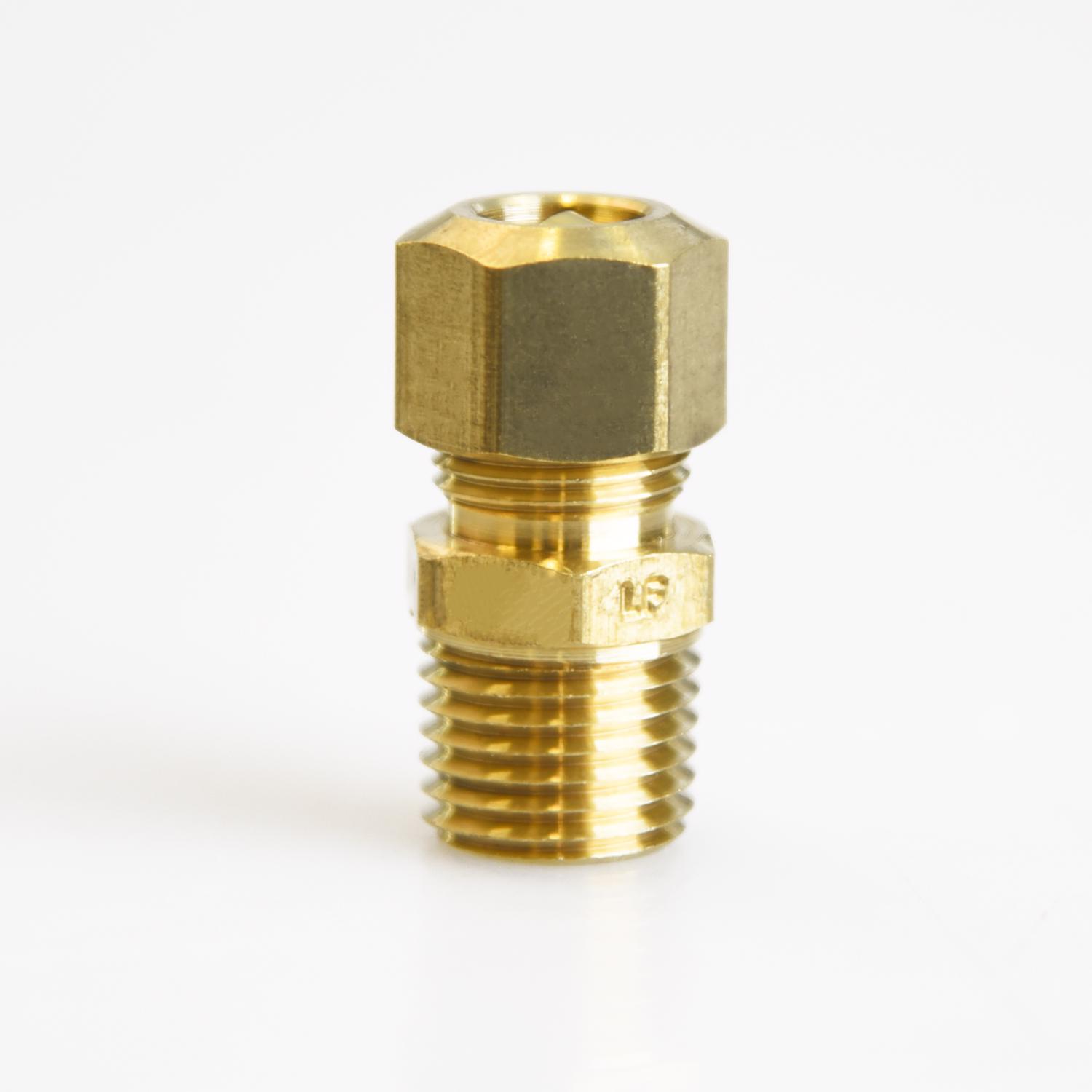 ATC 5/16 in. Compression 1/4 in. D MIP Brass Connector