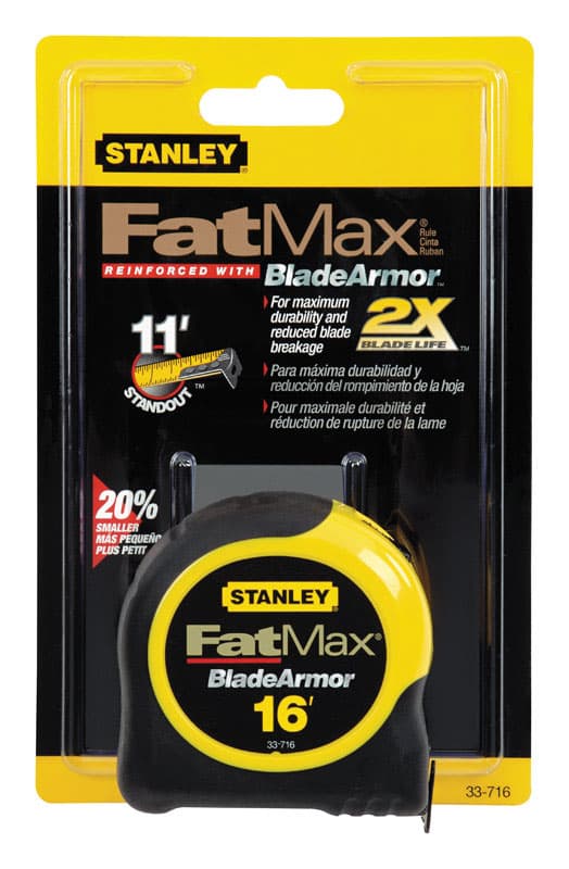 Stanley FatMax 16 ft. L X 1.25 in. W Tape Measure 1 pk