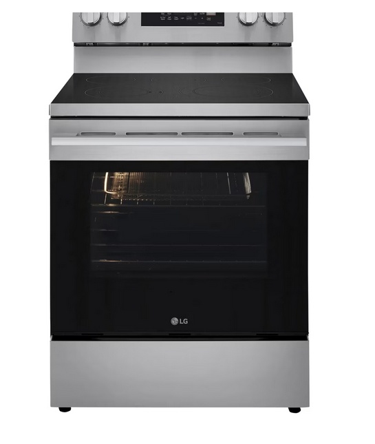 LG 6.3 cu. ft. Smart Wi-Fi Enabled ProBake Convection Electric Range with Air Fry & EasyClean