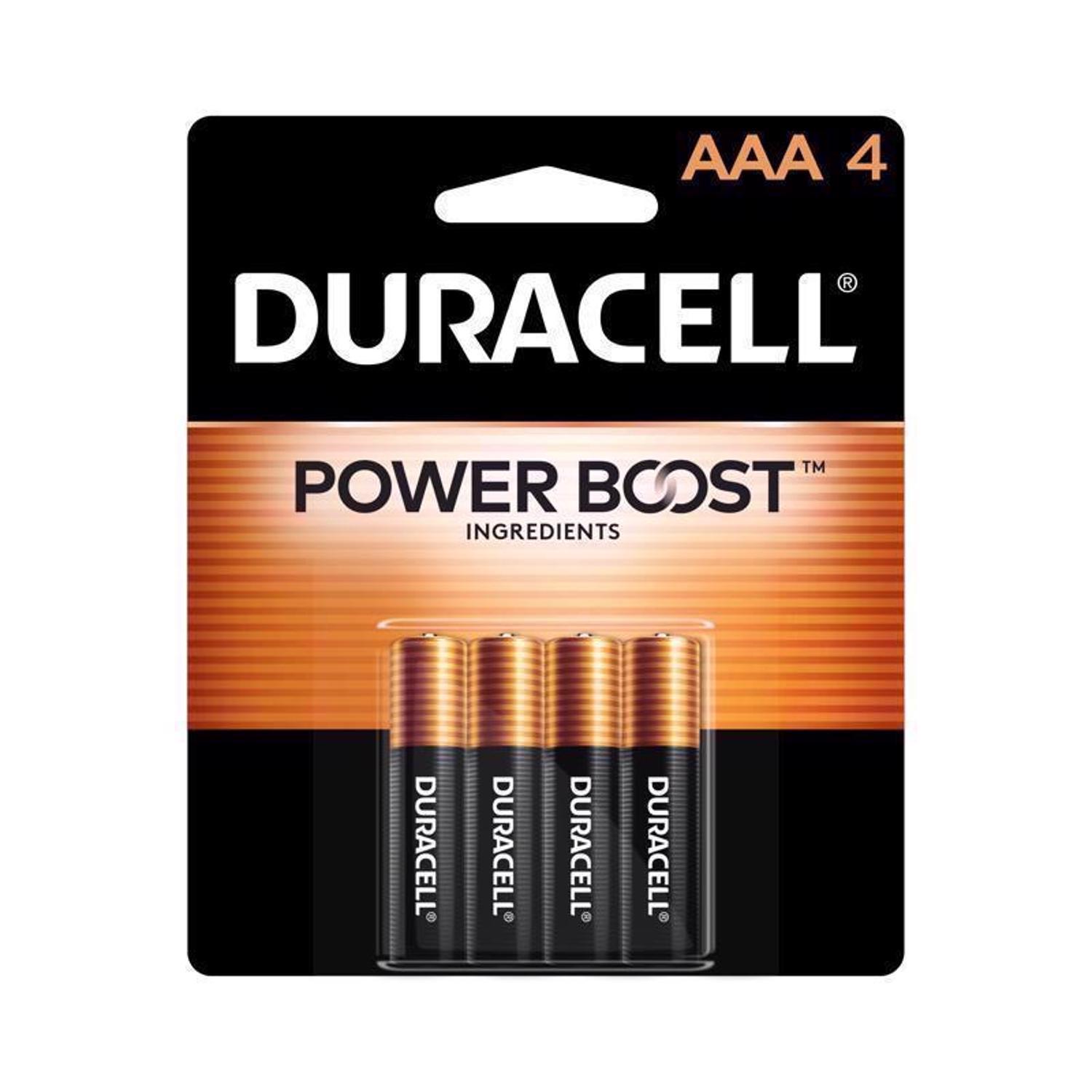 Duracell Coppertop AAA Alkaline Batteries 4 pk Carded