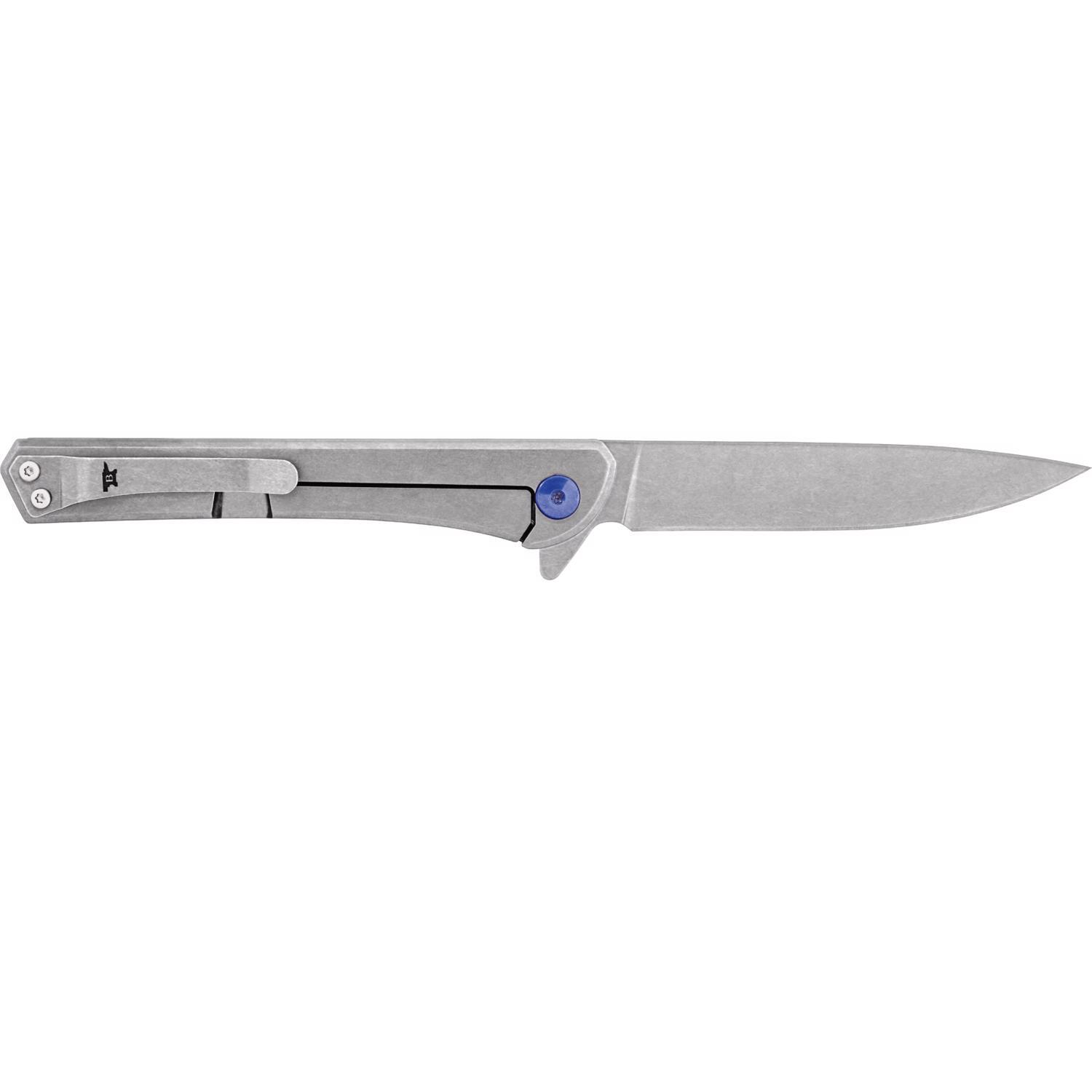 Buck Knives Cavalier Gray 7Cr Stainless Steel > 6 in. Folding Knife