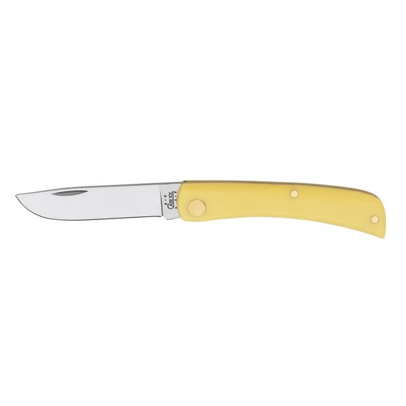 Case Sod Buster Jr. Yellow Chrome Vanadium 3-4 in. Pocket Knife