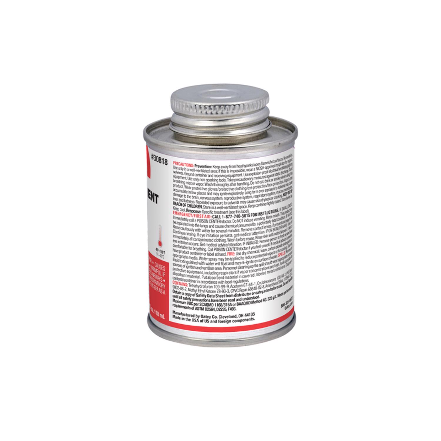 Oatey Clear AllPurpose Cement For ABS/CPVC/PVC 4 oz Stine Home