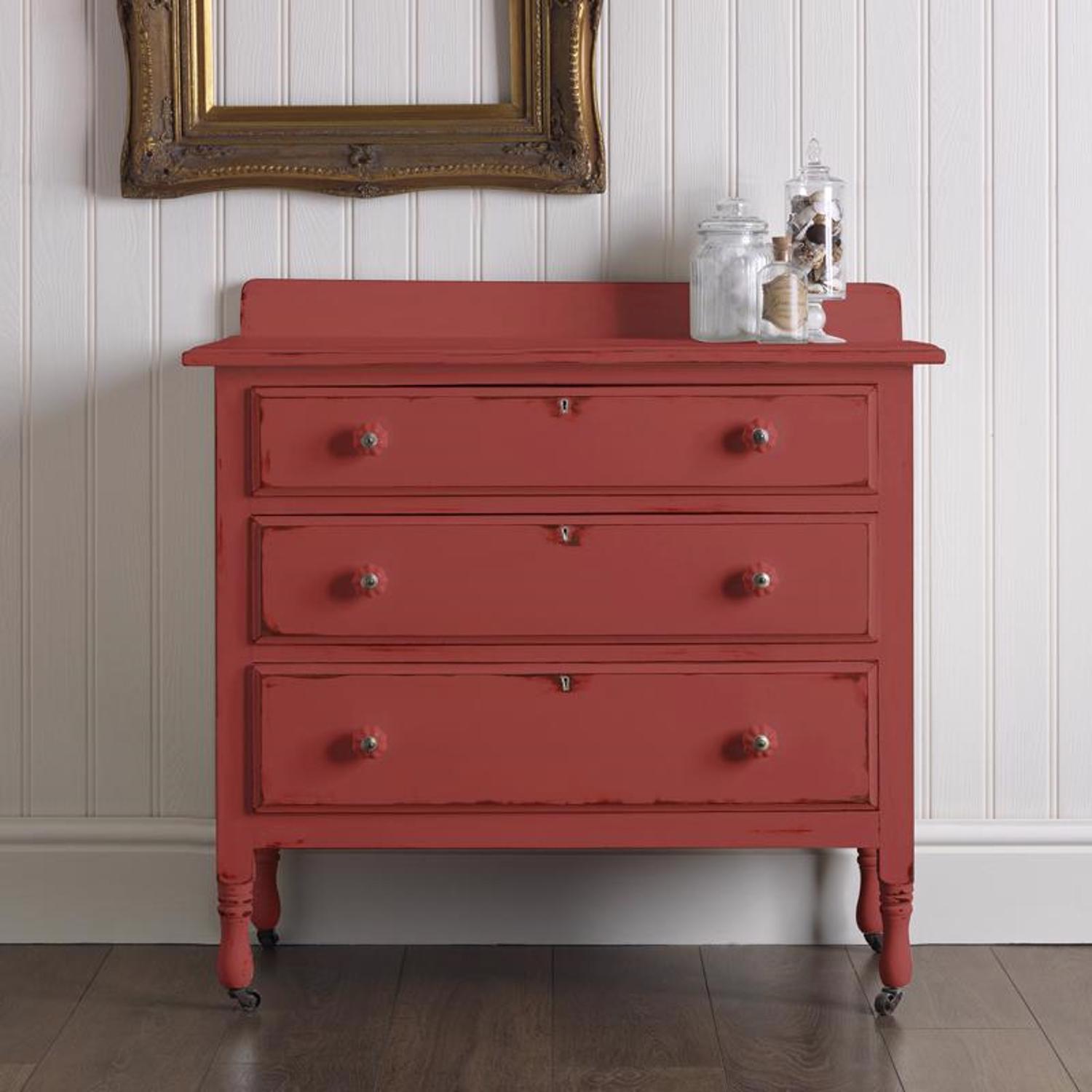 Rust-Oleum Chalked Ultra Matte Farmhouse Red Water-Based Acrylic Chalk Paint 30 oz