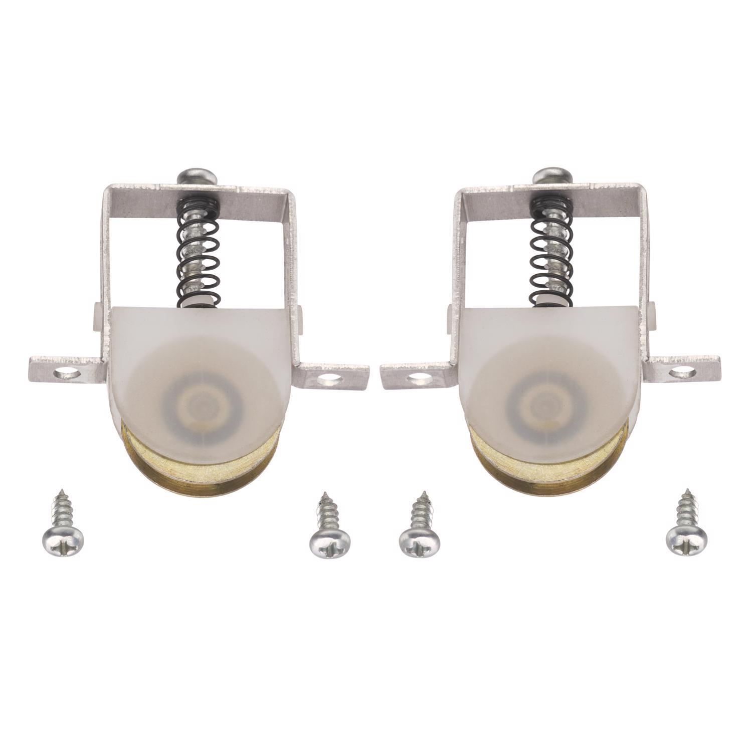 Ace Silver/White Aluminum Roller Assembly 2 pc