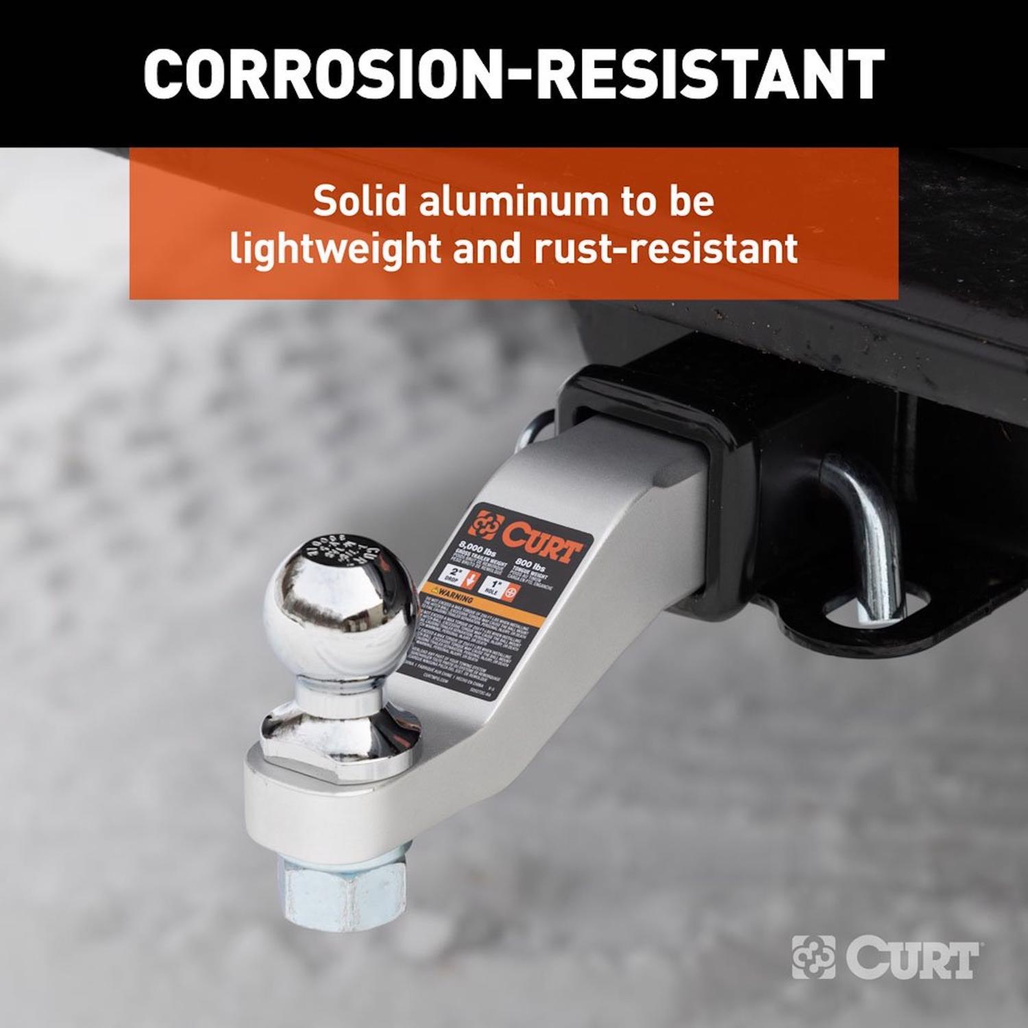 CURT 8000 lb. cap. Ball Mount