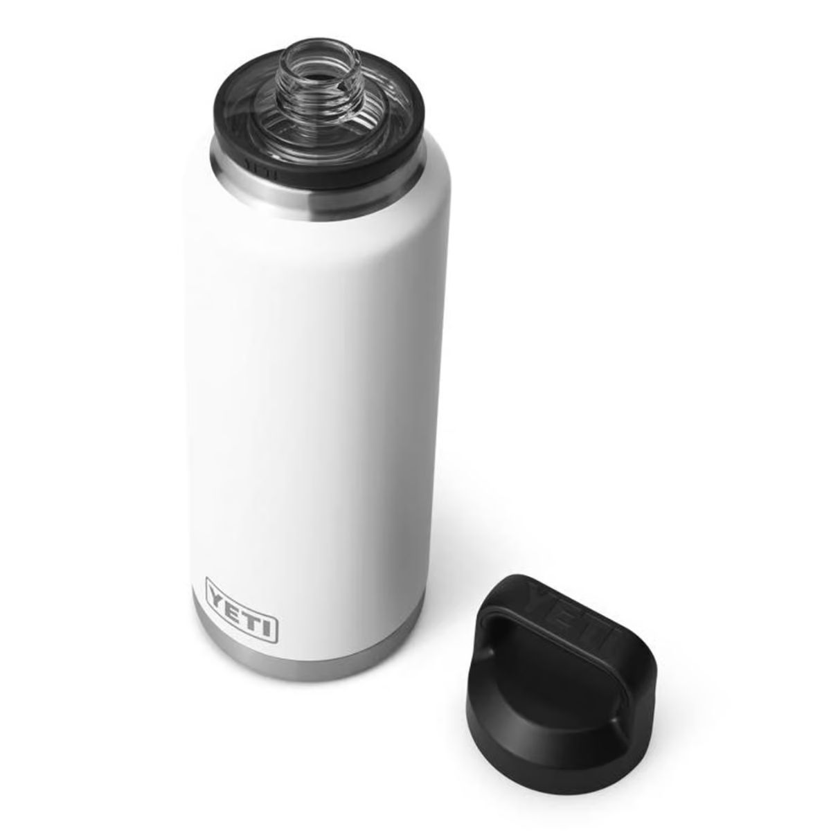 YETI Rambler 46 oz. White BPA Free Bottle with Chug Cap