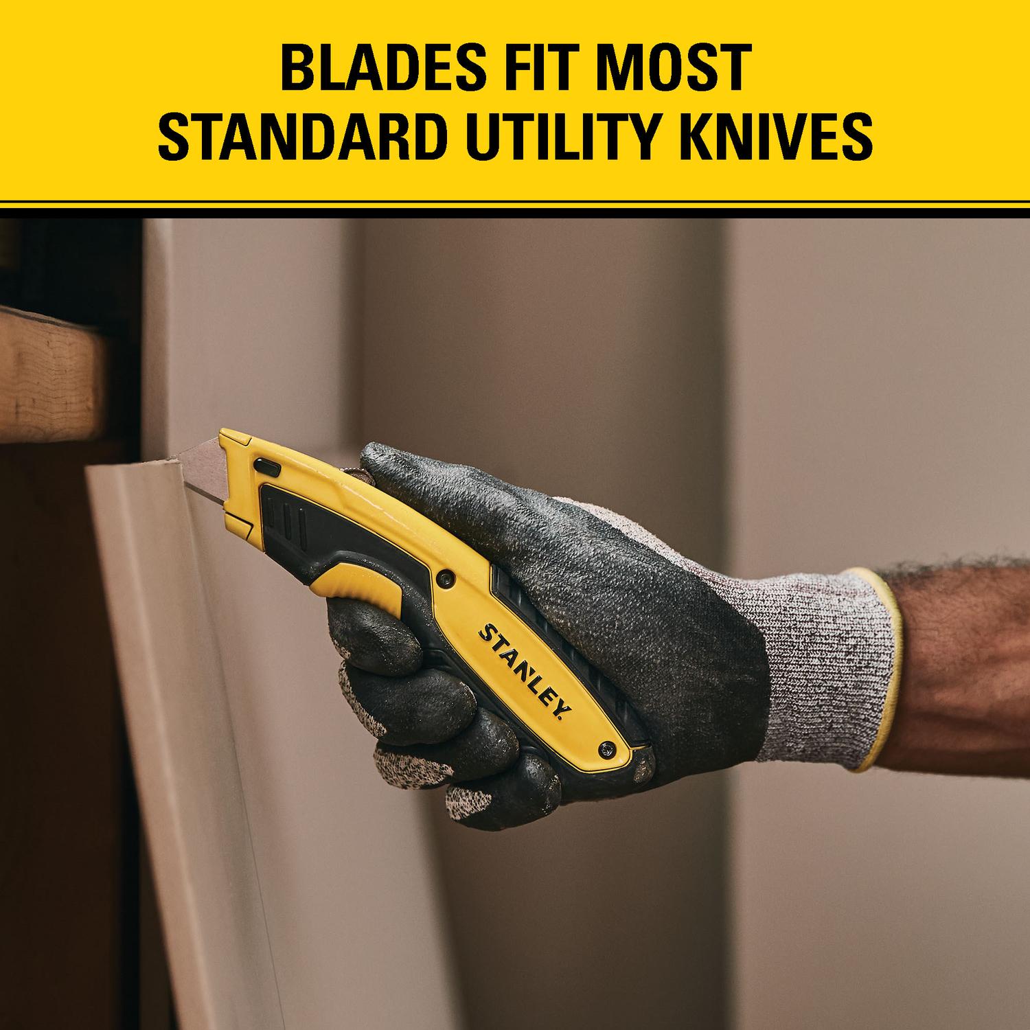 Stanley Steel Heavy Duty Blade Dispenser with Blades 2.4 in. L 100 pc
