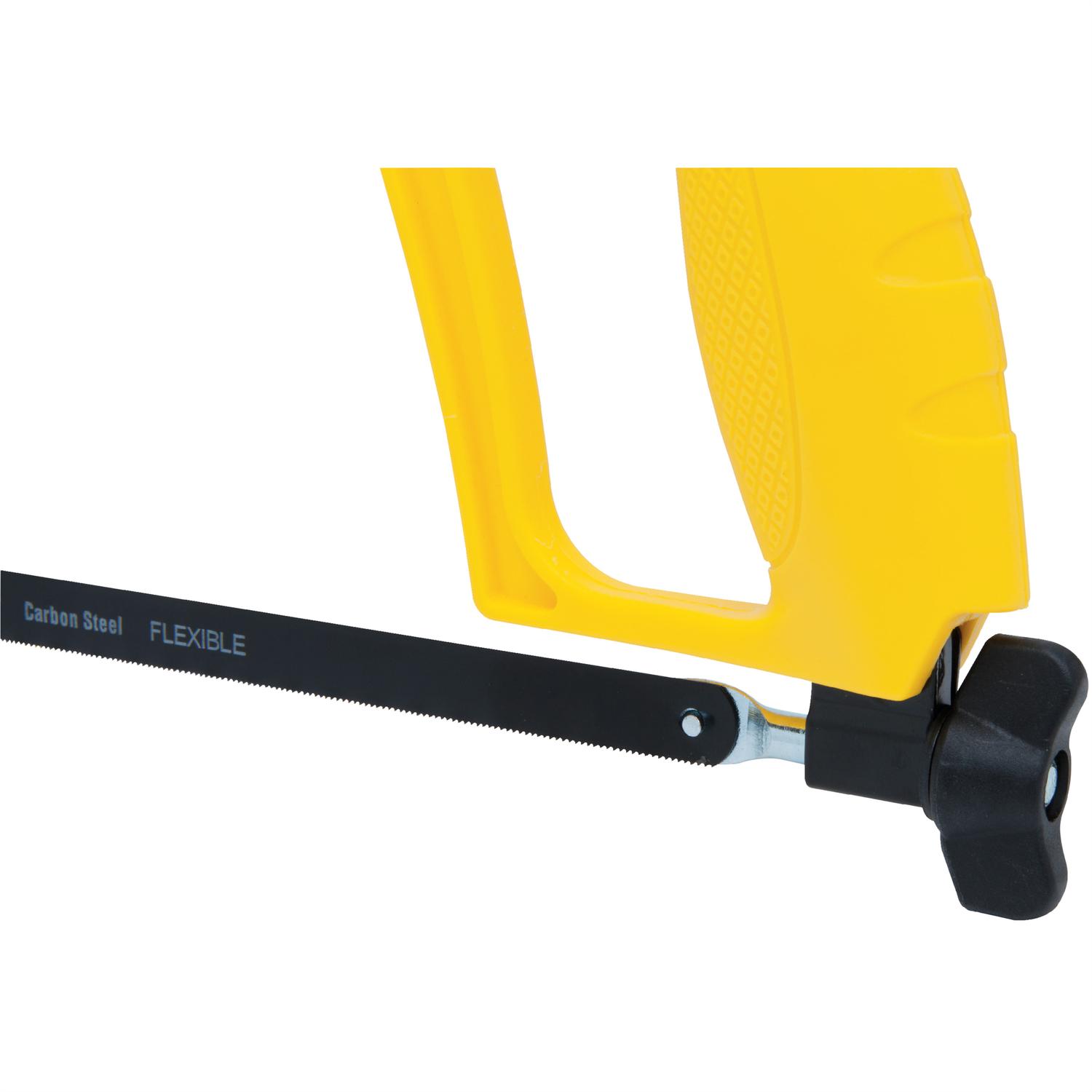 Stanley 12 in. Carbon Steel Hacksaw Black/Yellow 1 pc