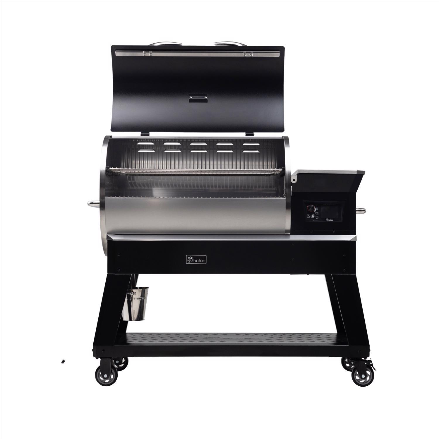 Recteq Backyard Beast 1200 Wood Pellet WiFi Grill and Smoker Black/Silver
