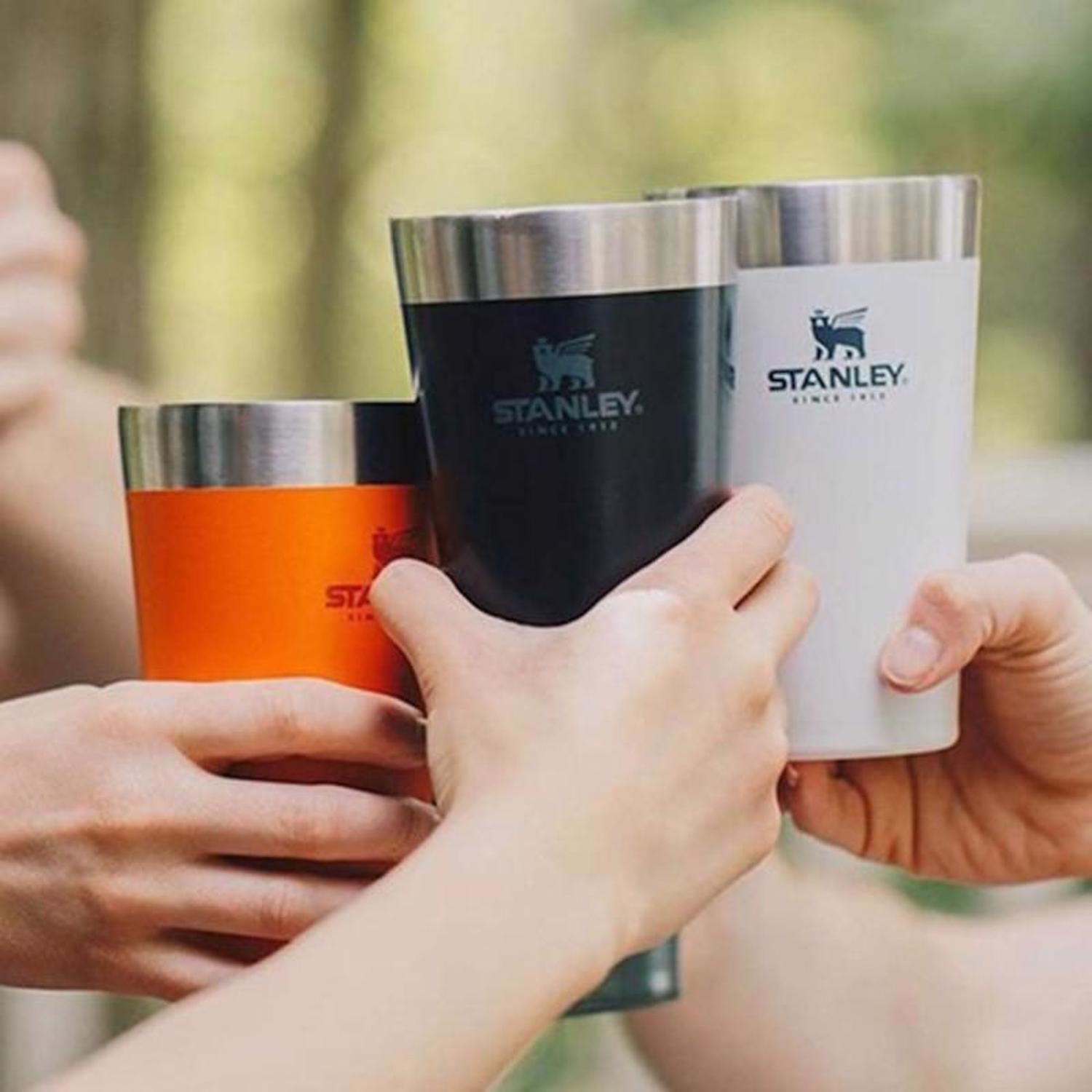 Stanley Adventure 16 oz Matte Black BPA Free Stackable Pint