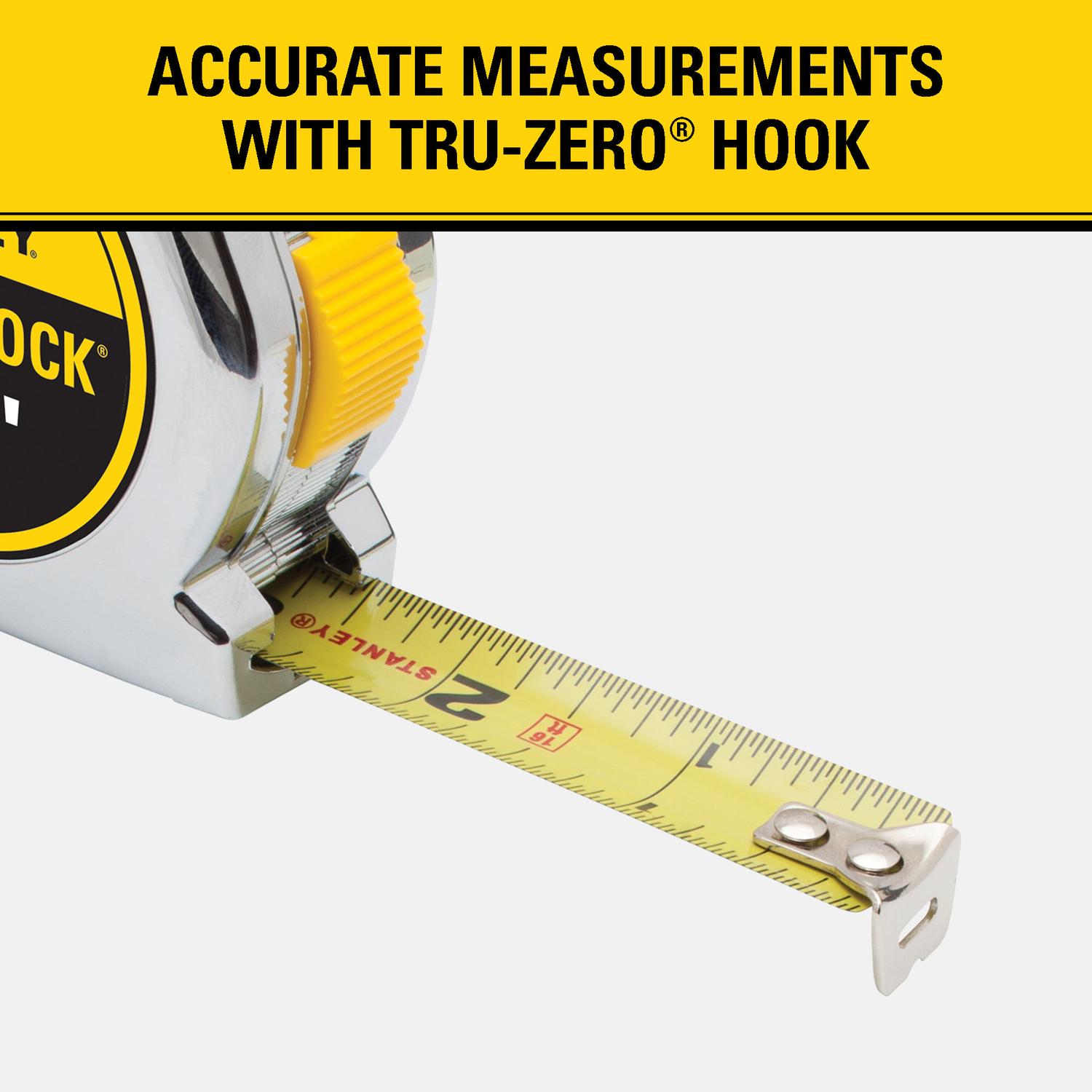 Stanley PowerLock 16 ft. L X 0.75 in. W Tape Measure 1 pk