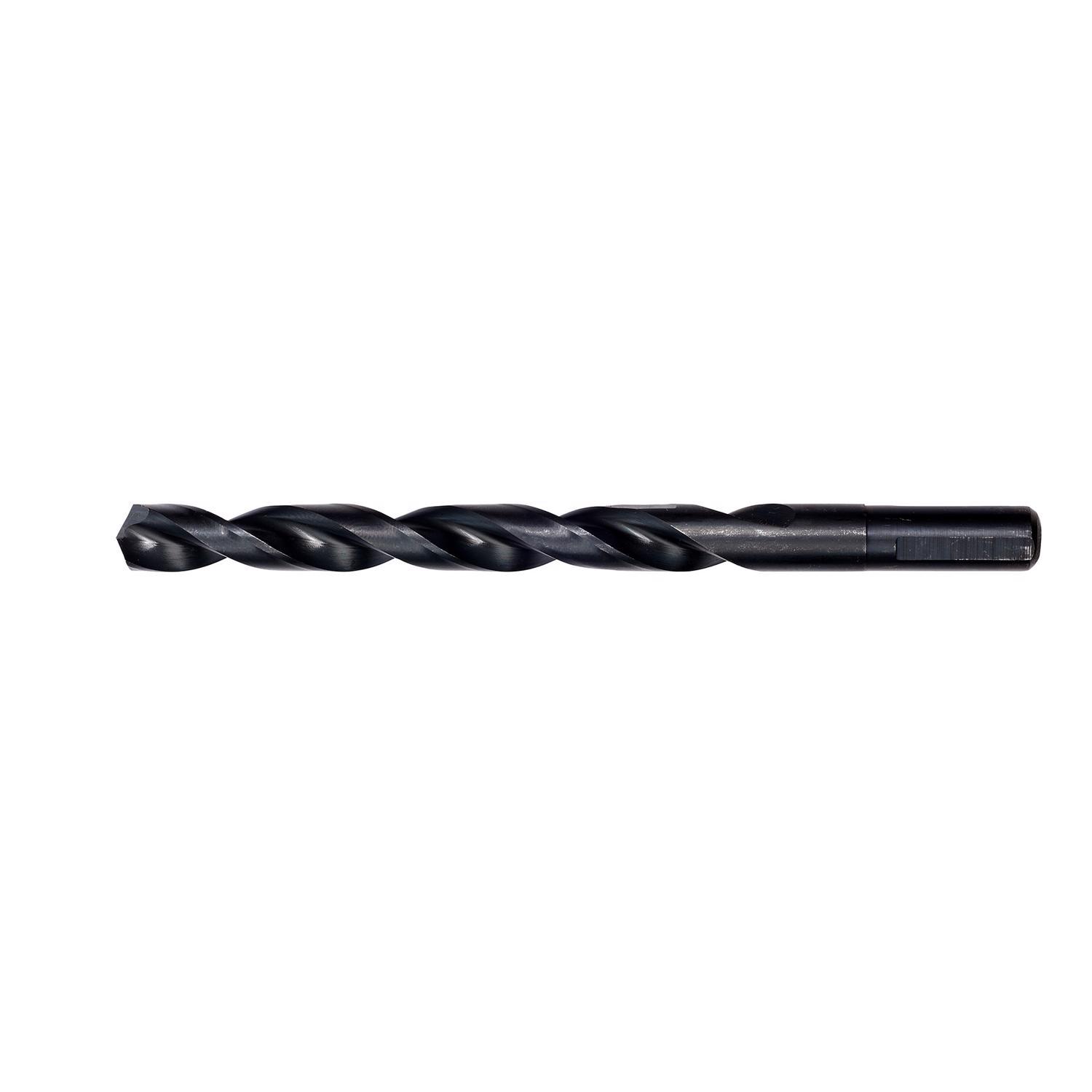 Milwaukee Thunderbolt 25/64 in. X 5-1/8 in. L Black Oxide Drill Bit 3-Flat Shank 1 pc