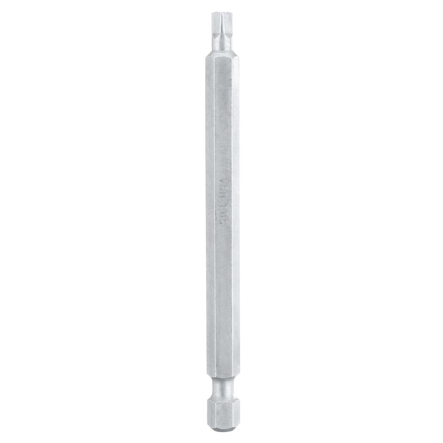 DeWalt Square Recess #2 X 3-1/2 in. L Power Bit Heat-Treated Steel 1 pc