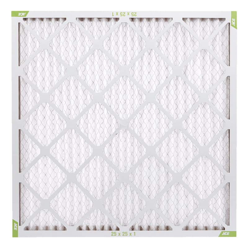 Ace 25 in. W X 25 in. H X 1 in. D Synthetic 8 MERV Pleated Air Filter 1 pk