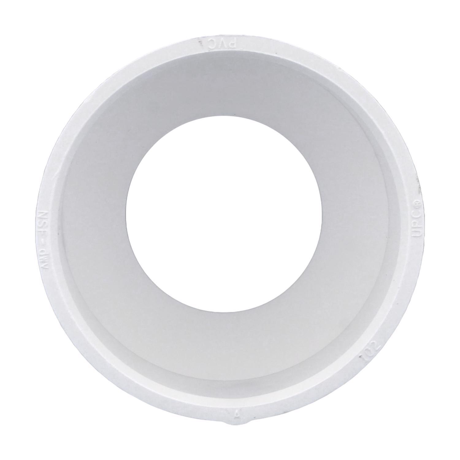 Charlotte Pipe Schedule 40 2 in. Hub X 3 in. D Hub PVC Reducing Coupling 1 pk