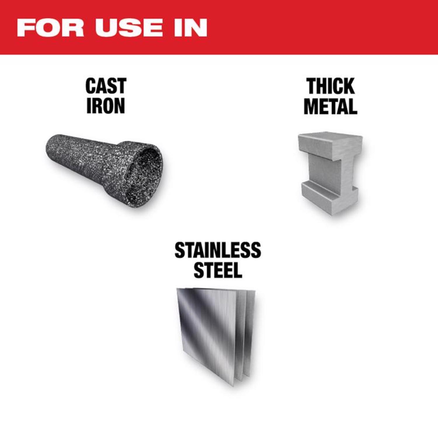 Milwaukee Torch Sawzall 12 in. Carbide Blade 8 TPI 1 blade