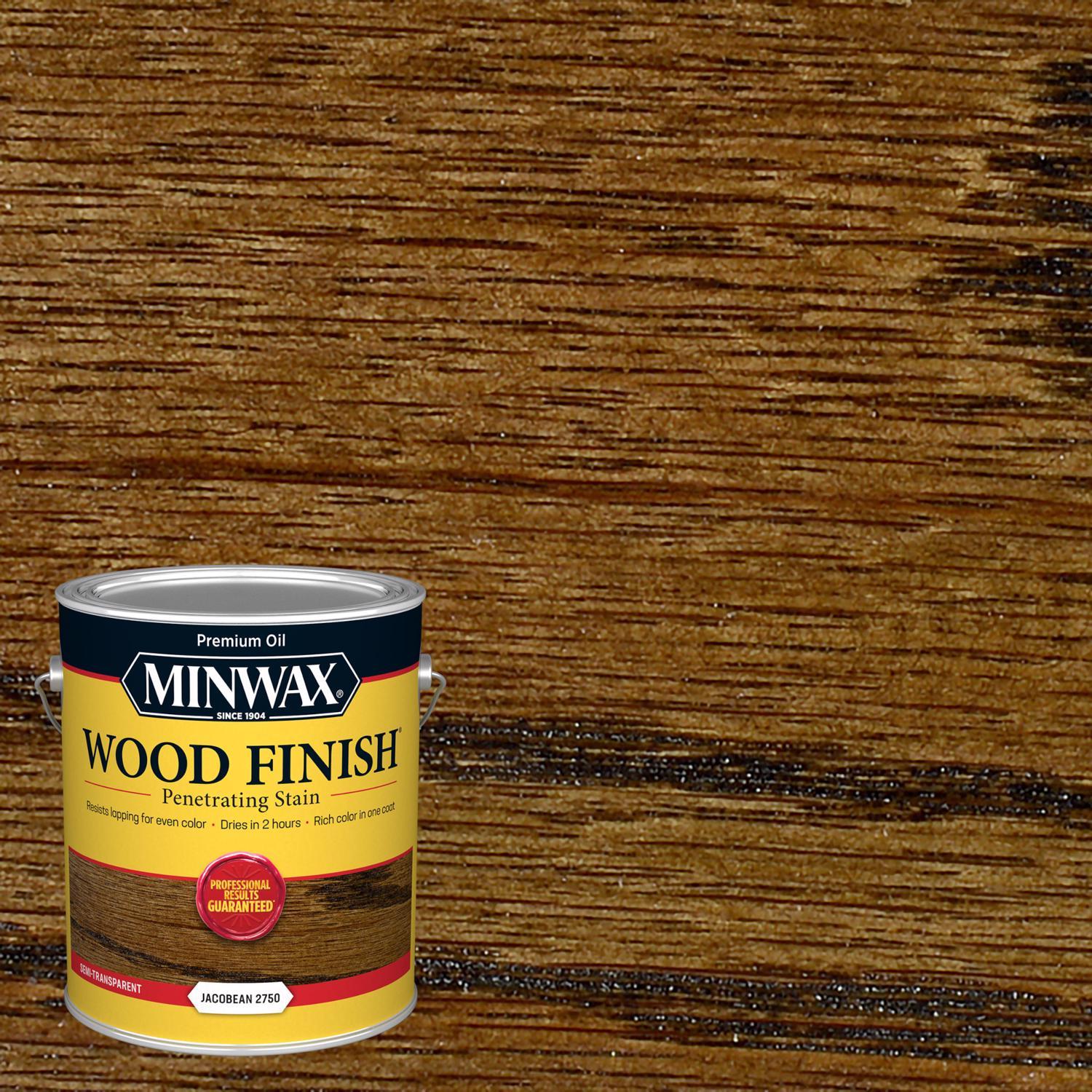 Minwax Wood Finish Semi-Transparent Jacobean Oil-Based Penetrating Wood Stain 1 gal