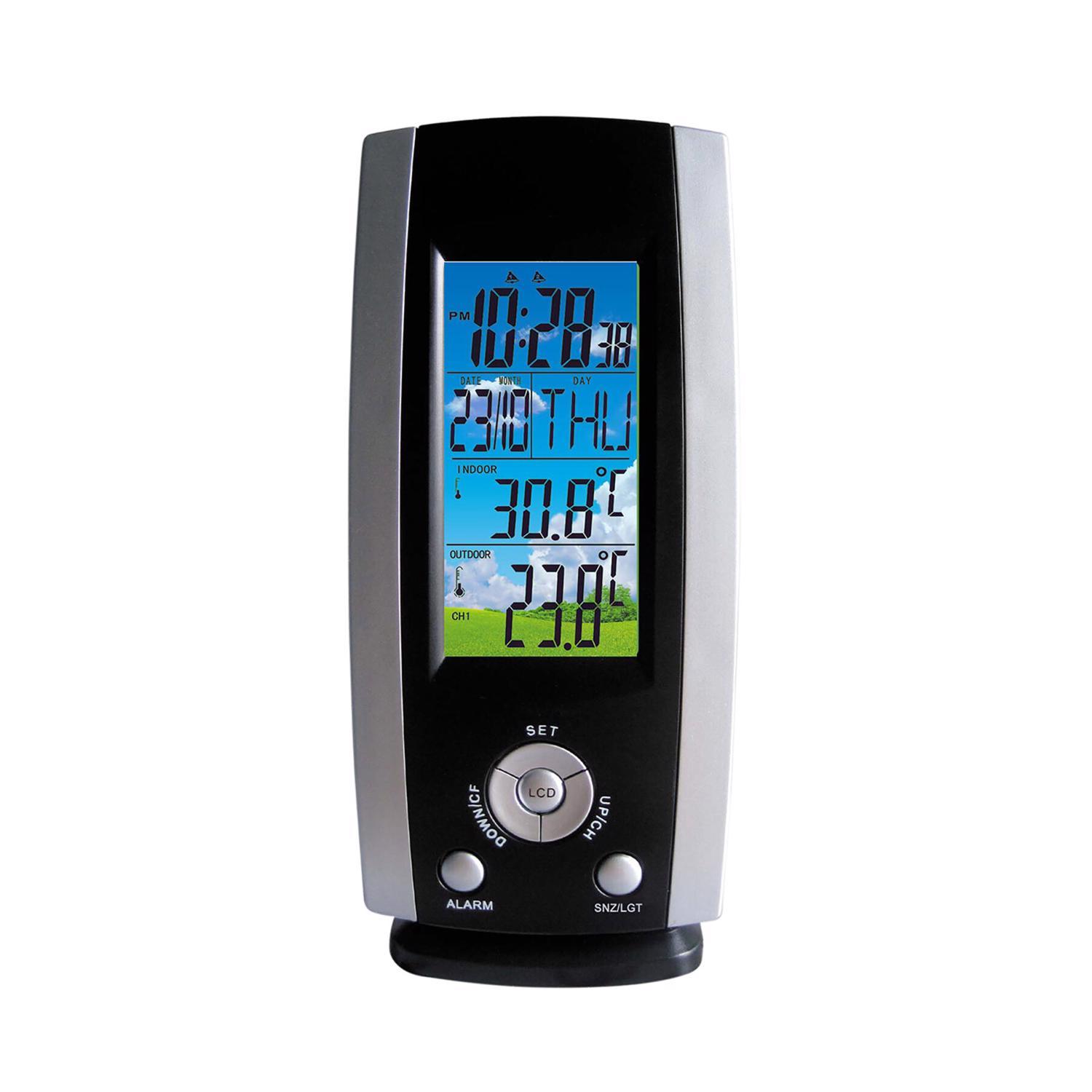 Taylor 3-Channel Weather Station with Clock