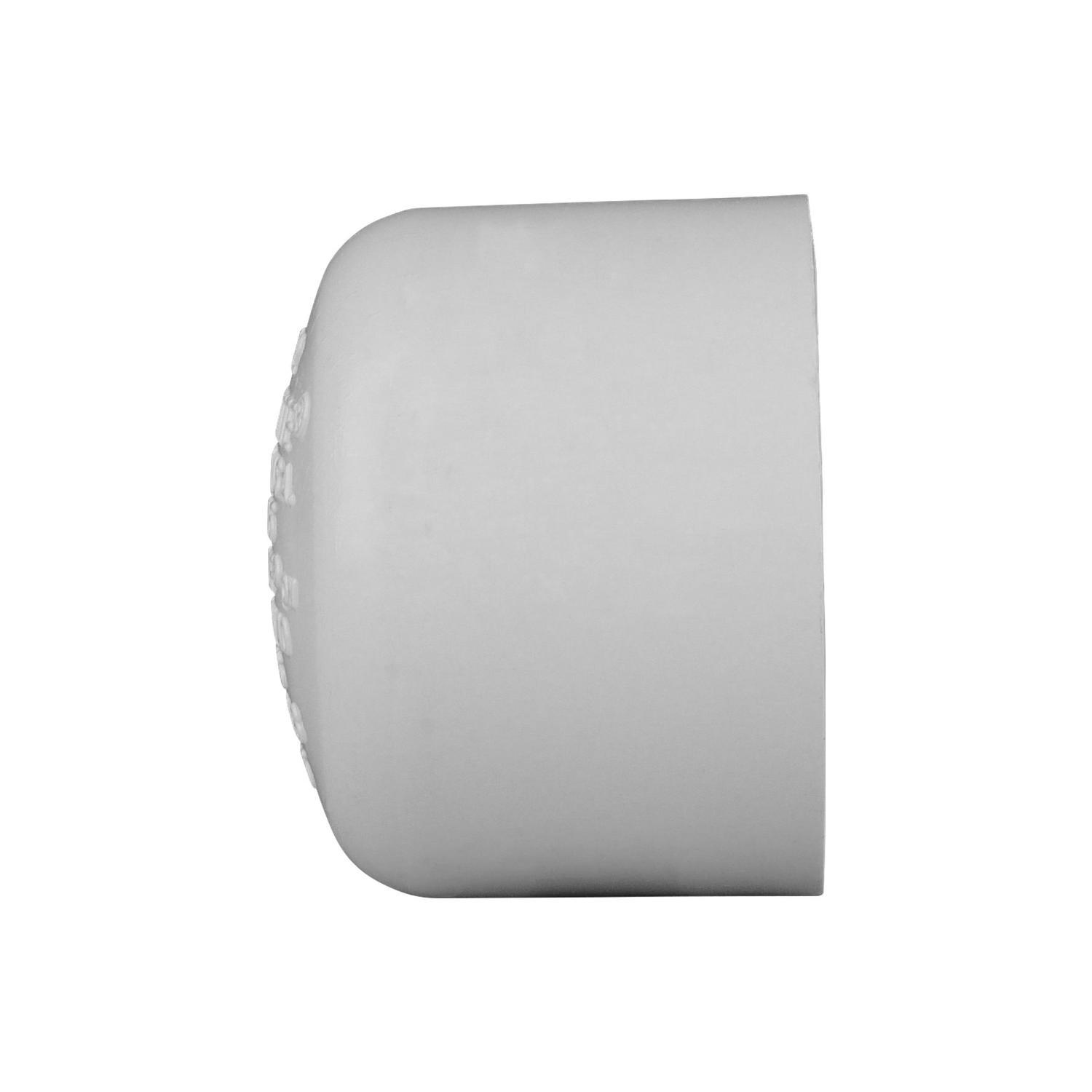 Charlotte Pipe Schedule 40 1-1/2 in. Slip PVC Cap 1 pk