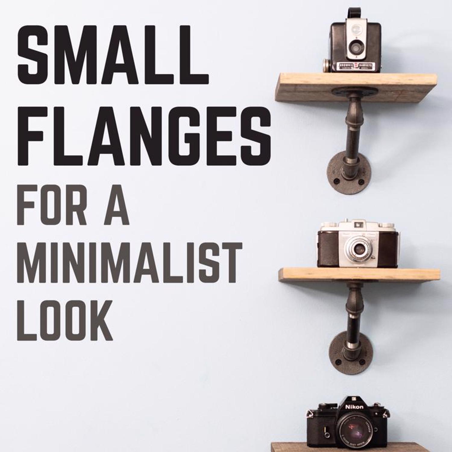 STZ Industries Pipe Decor Iron Flange 1/2 in.