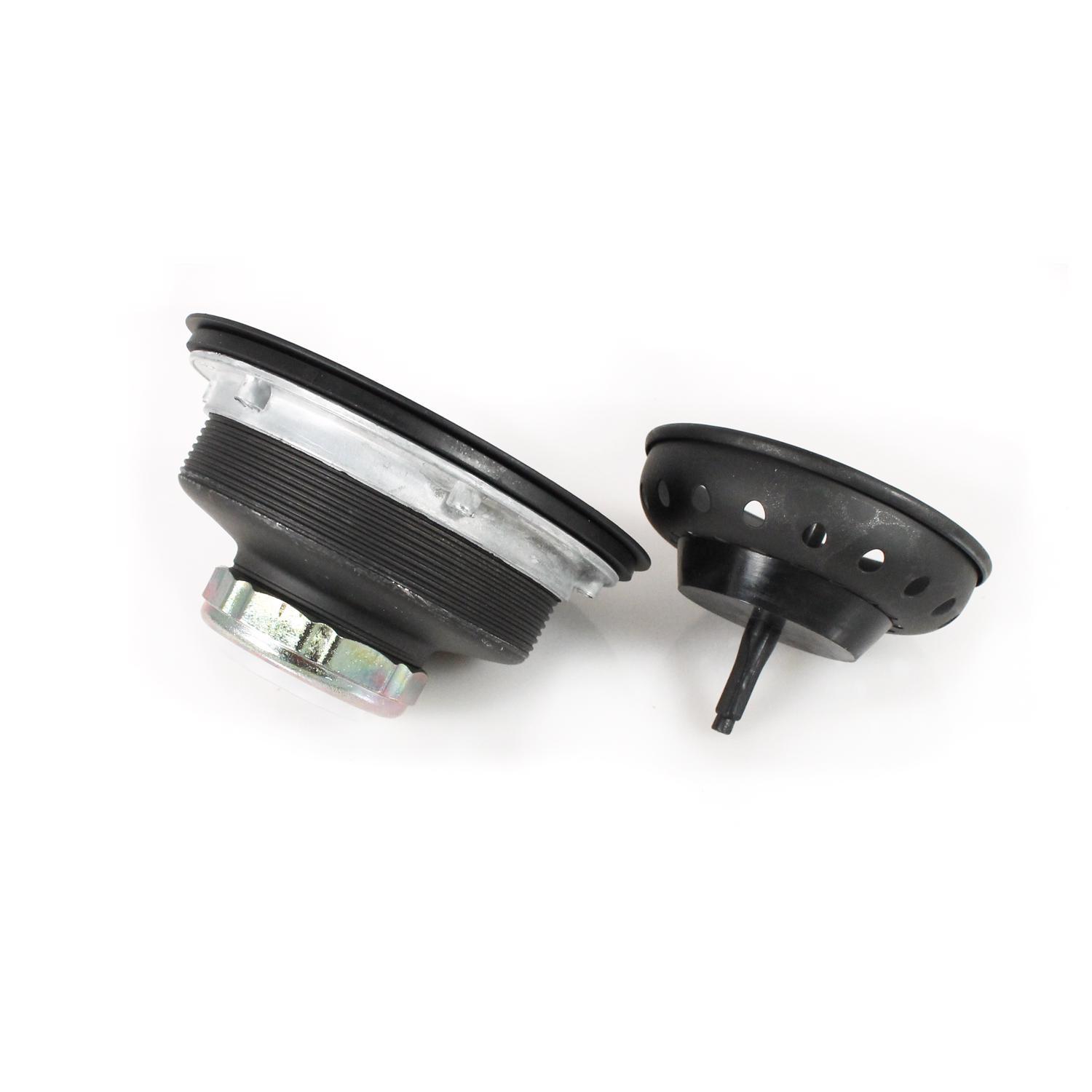 Ace 3-1/2 in. D Stainless Steel Basket Strainer Assembly Black