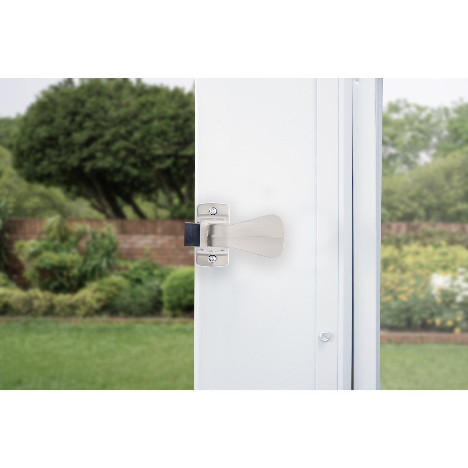 Ace Satin Nickel Silver Metal Screen Storm Door Latch 1 pk