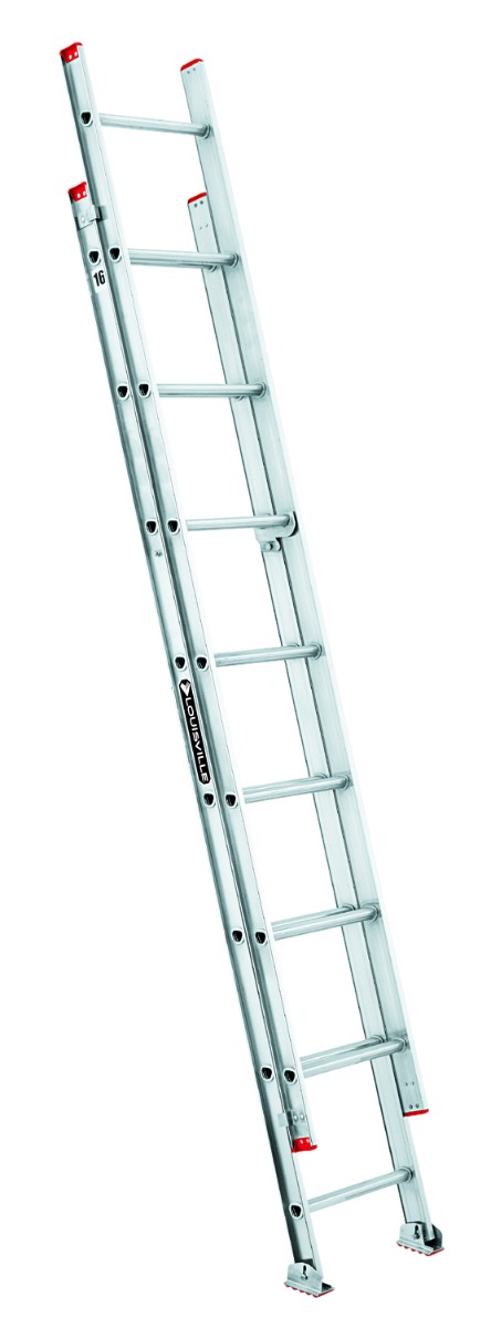 16 ft Louisville L-2321-16 Aluminum Extension Ladder, Type III, 200 lb Load Capacity