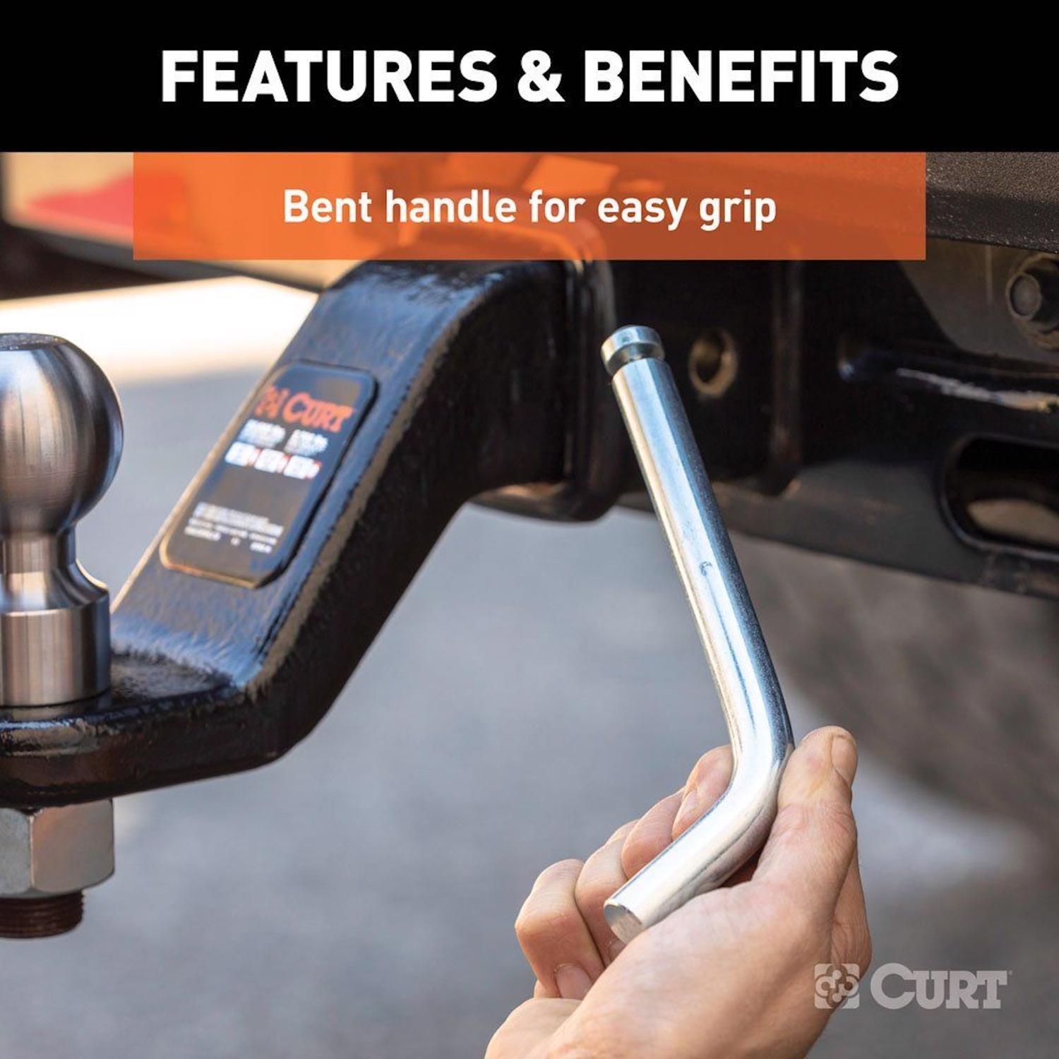 CURT 21000 lb. cap. Hitch Pin and Clip