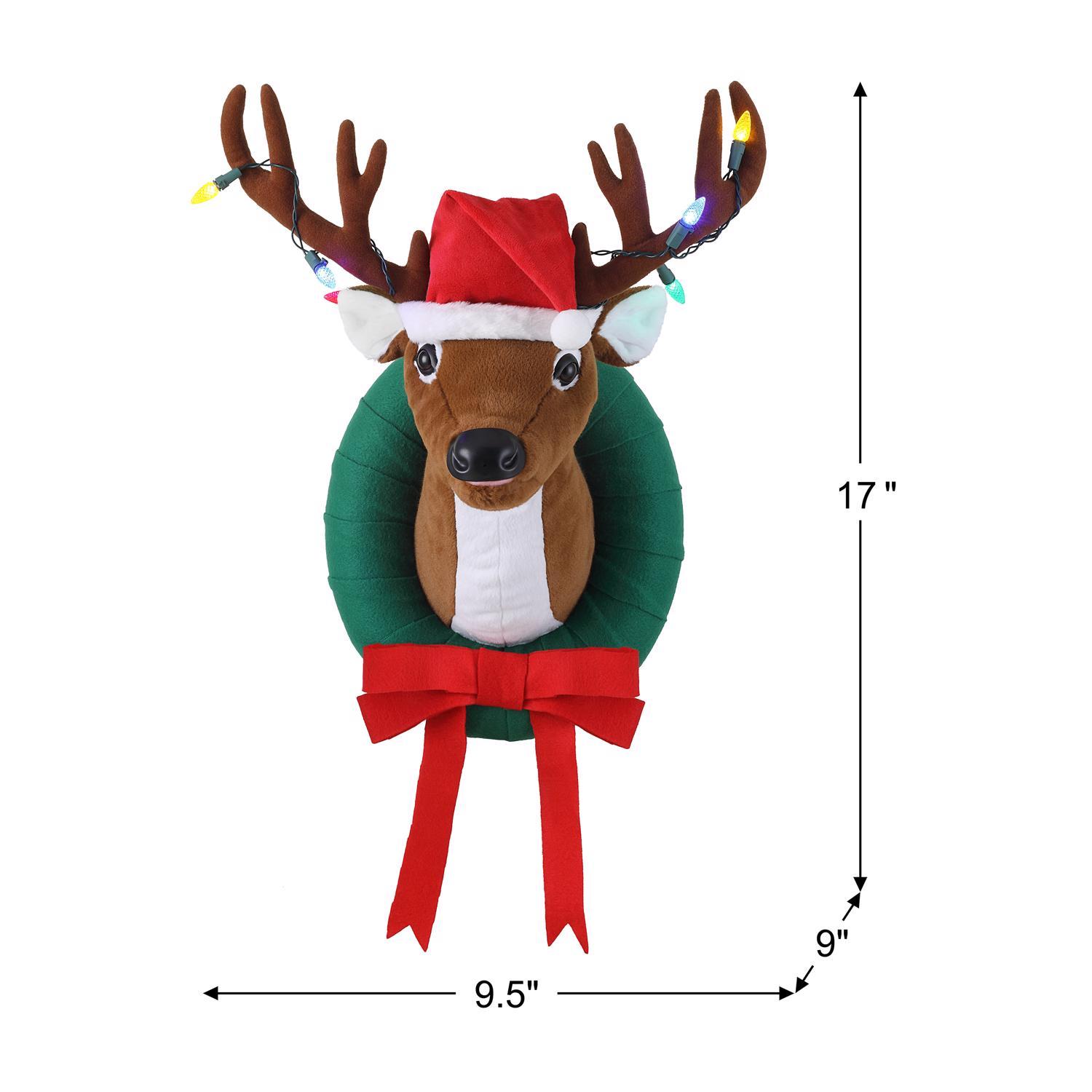 Mr. Christmas LED Multi Singing Reindeer Animated Decor 19.5 in.
