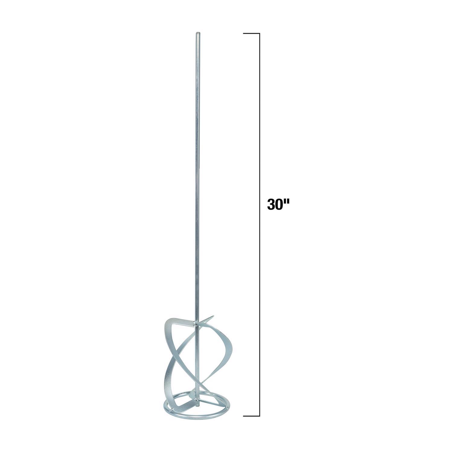 QEP 30 in. H X 5.5 in. W Steel Grout Mixing Paddle 1 pk