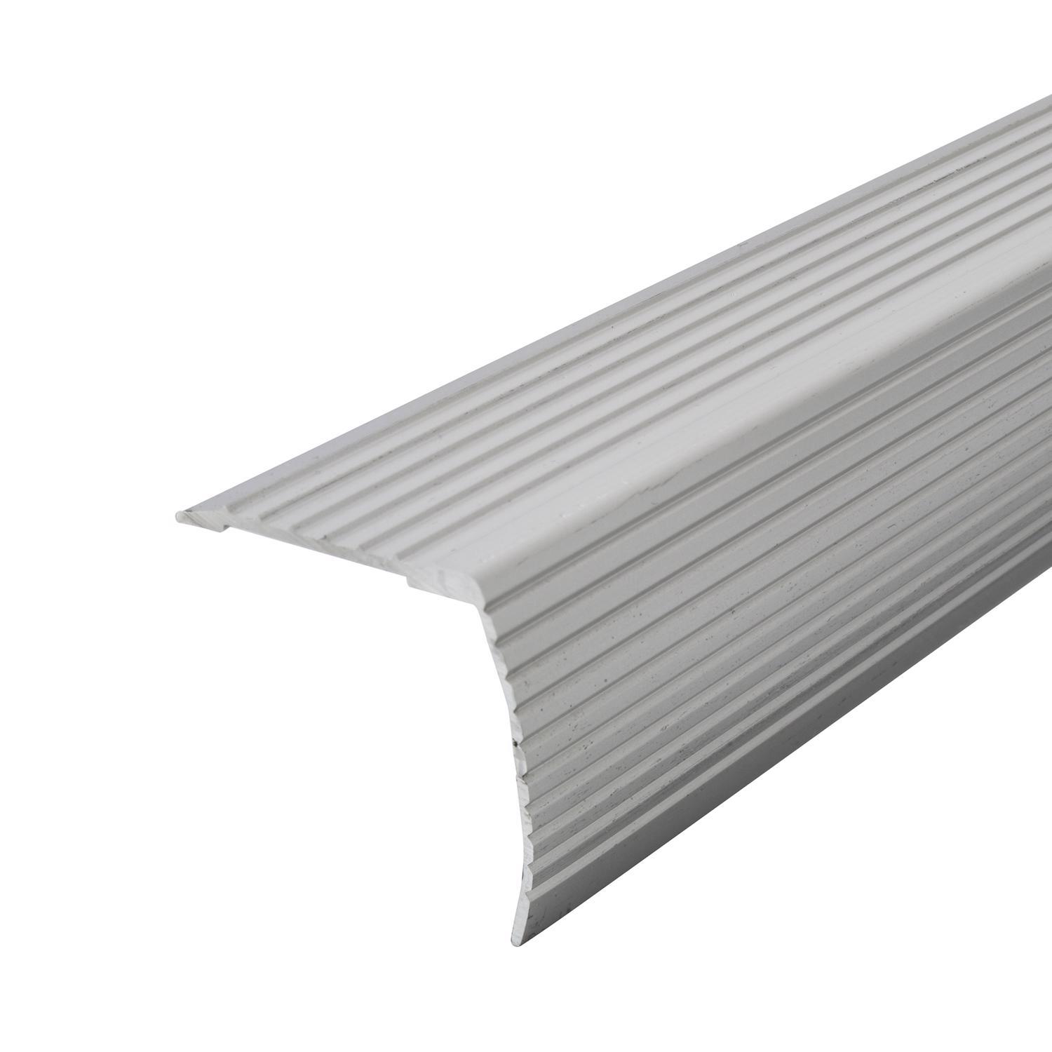 M-D Building Products CINCH 1.125 in. H X 1.125 in. W X 36 in. L Prefinished Silver Aluminum Stair E