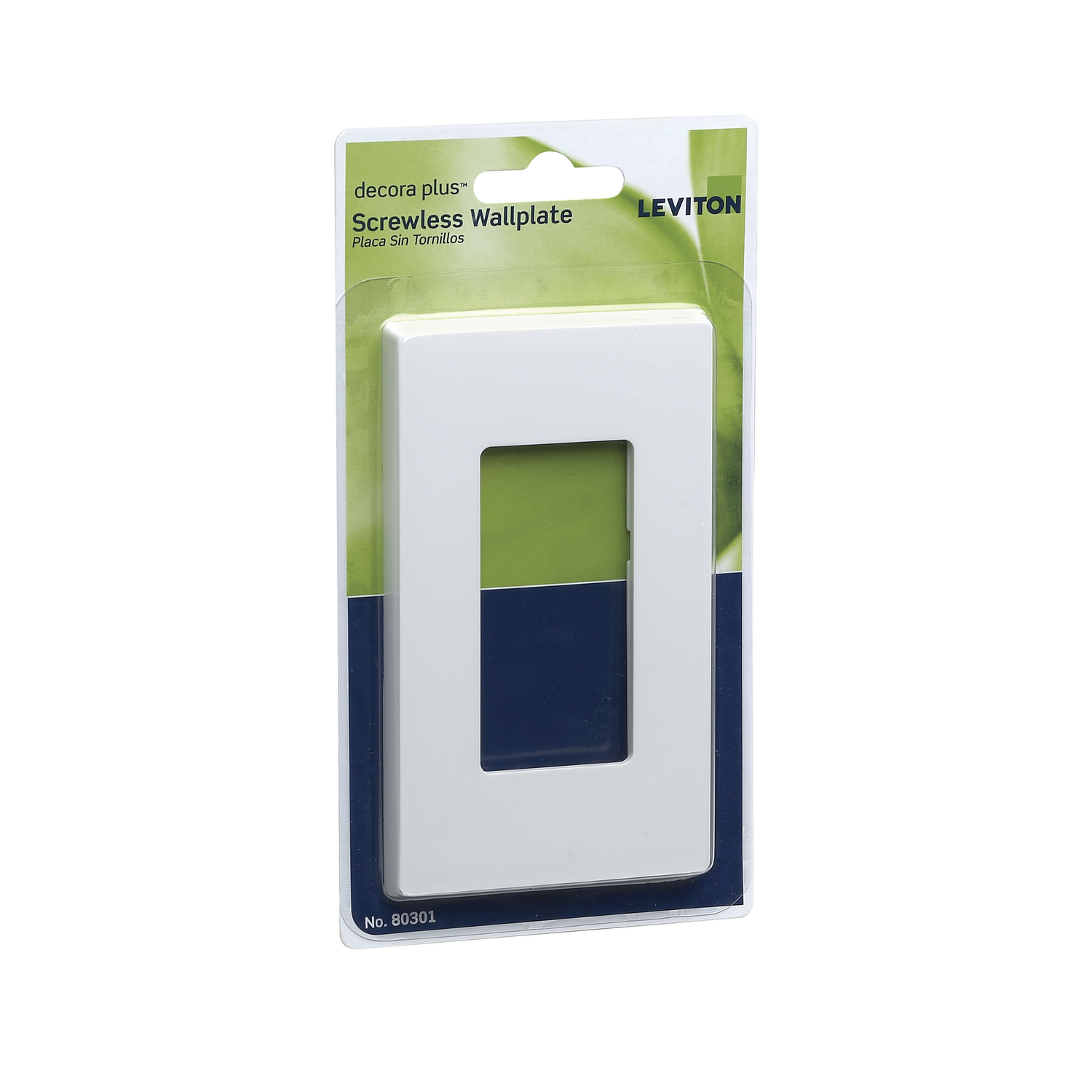 Leviton Decora White 1 gang Polycarbonate Rocker Wall Plate 1 pk