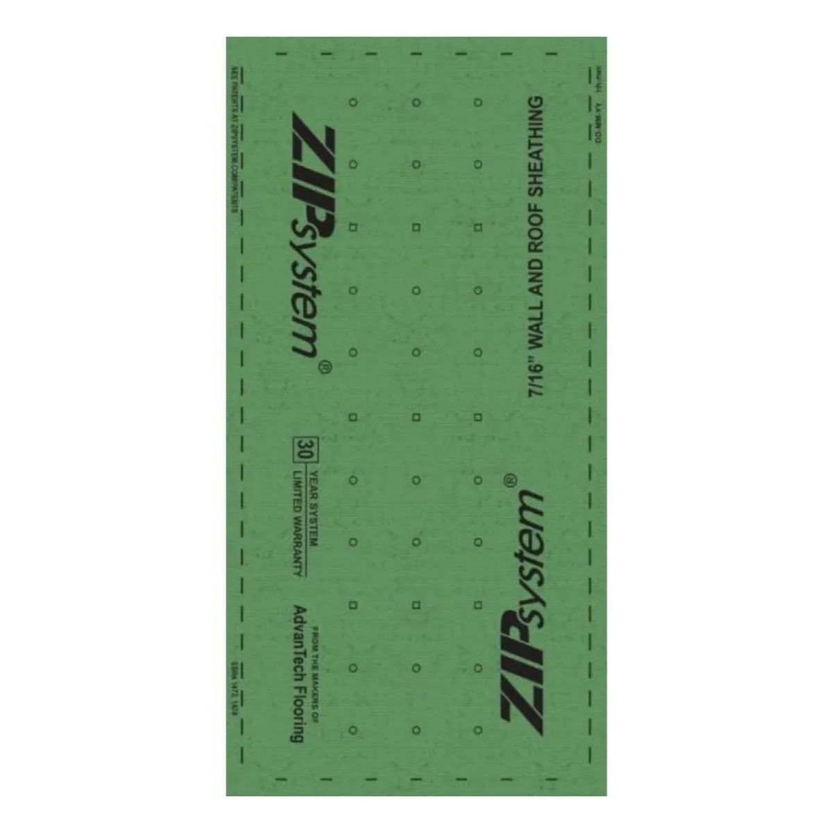 Huber ZIP System 7/16 in. 4 in. x 121-1/8 in. Wall Sheathing