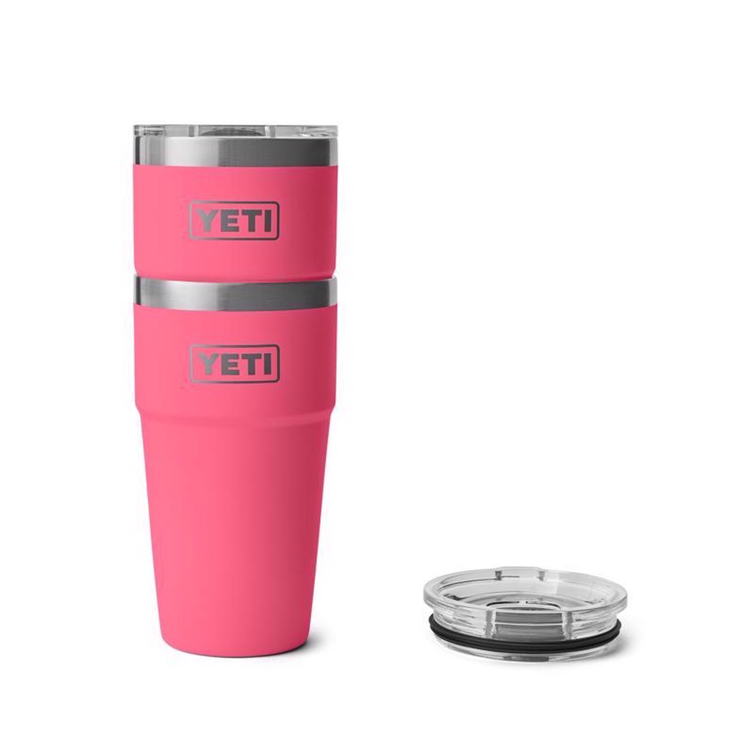 YETI Rambler 20 oz Tropical Pink BPA Free Stackable Tumbler with MagSlider Lid