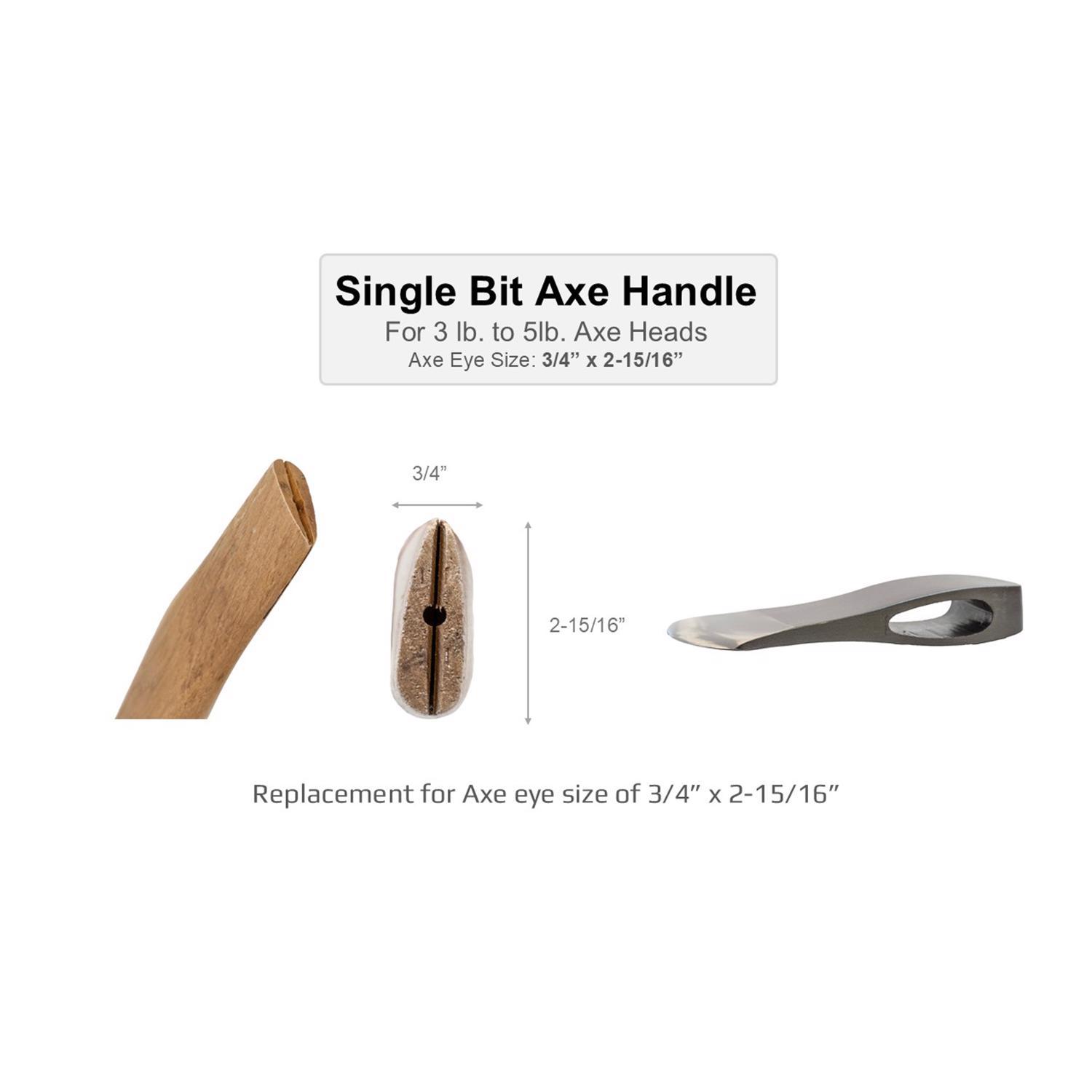 Truper 35 in. Wood Axe Replacement Handle