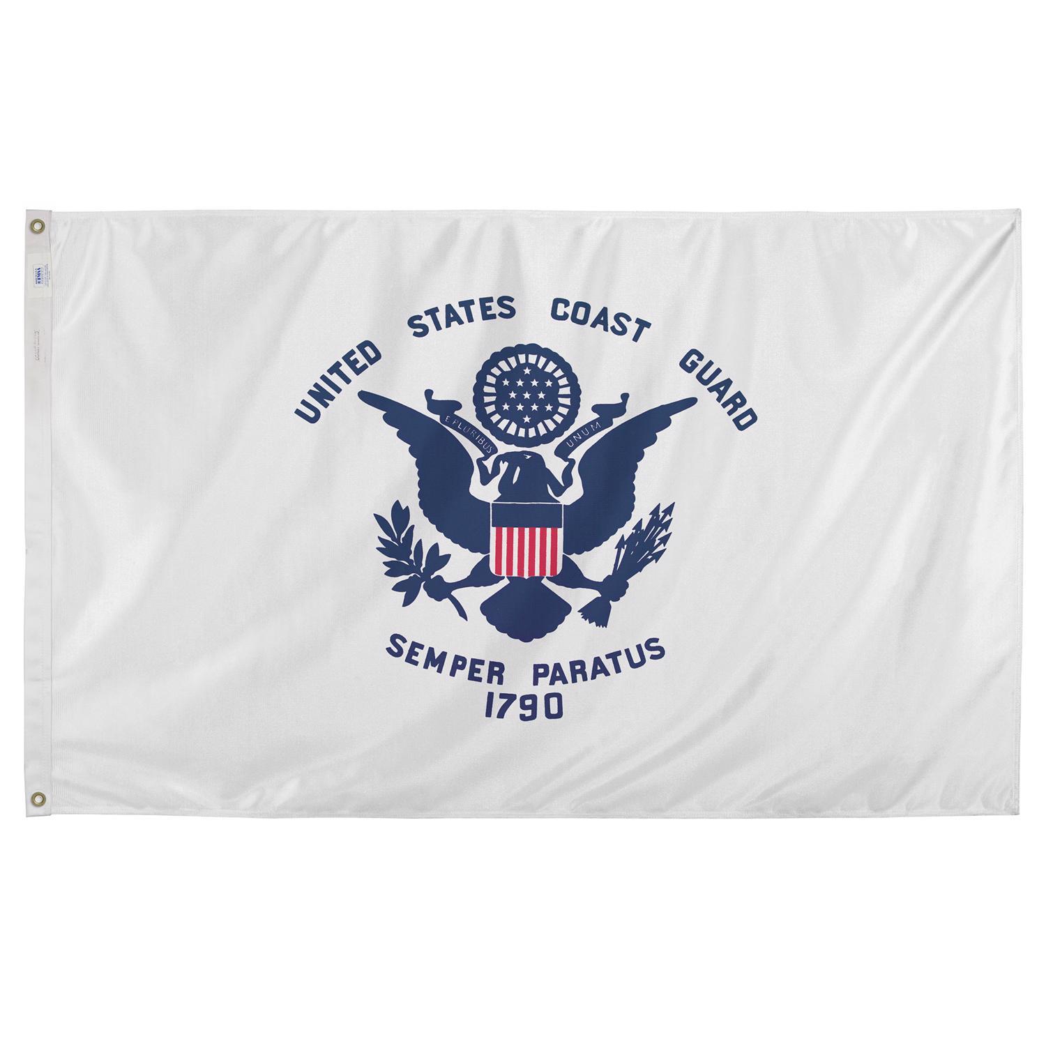 Valley Forge Coast Guard Military Flag 3 ft. x 5 ft.