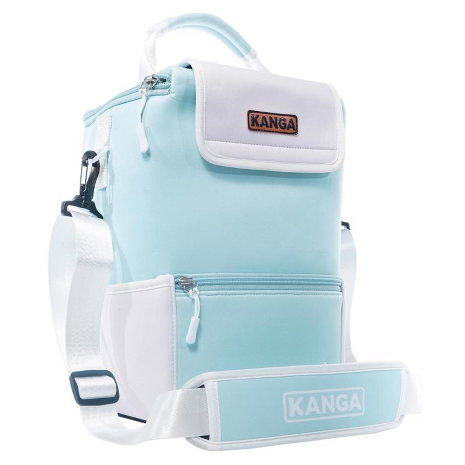 Kanga Aqua/White 12 can Soft Sided Cooler