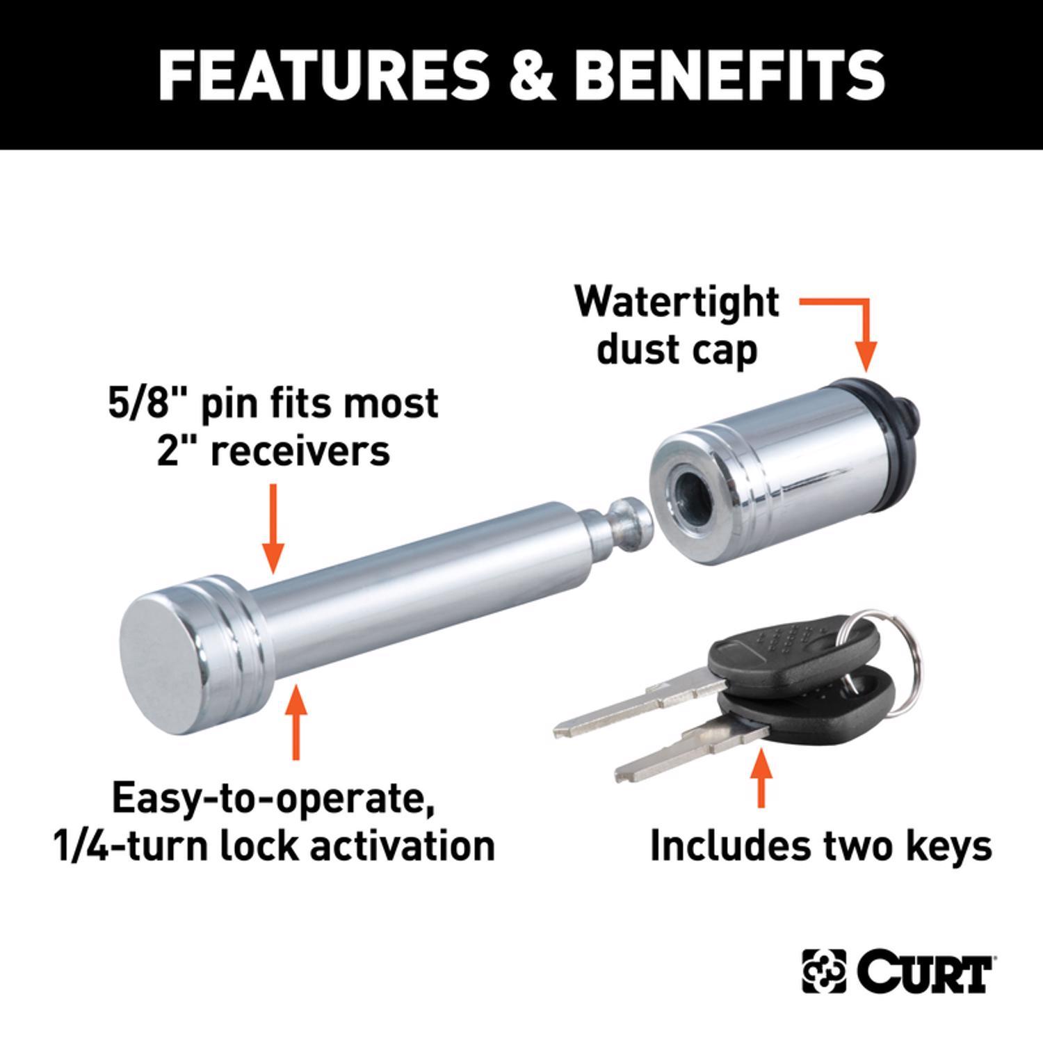 CURT Locking Hitch Pin