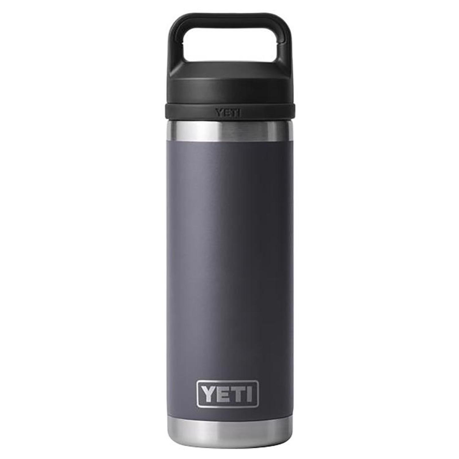 YETI Rambler 18 oz Charcoal BPA Free Bottle with Chug Cap