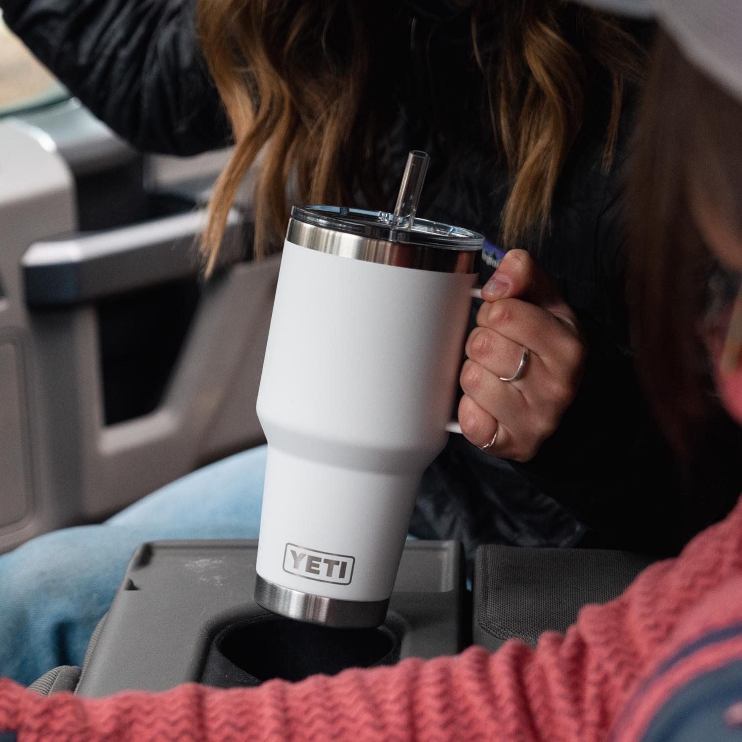 YETI Rambler 35 oz White BPA Free Straw Mug