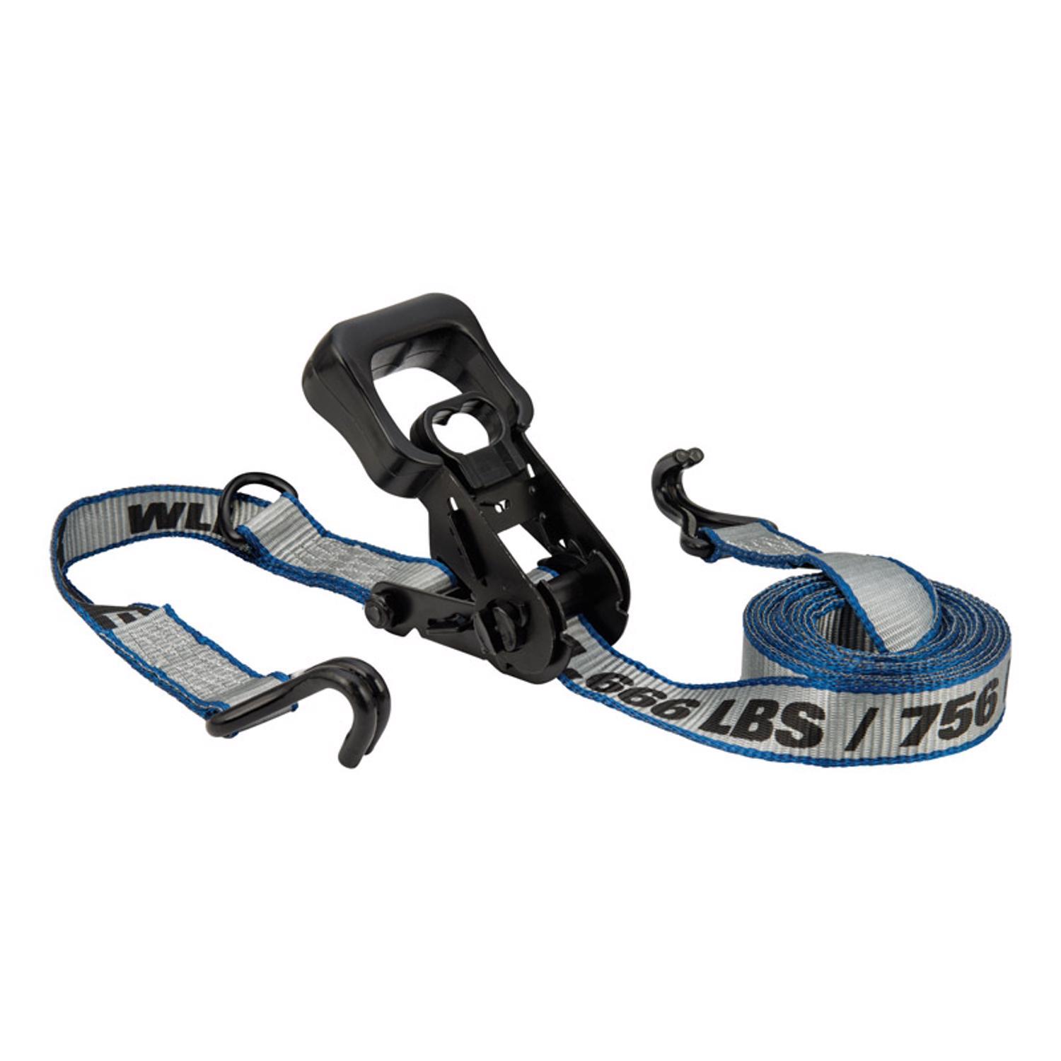 Keeper 1.5 in. W X 14 ft. L Gray Ratchet Tie Down Strap 1666 lb 1 pk