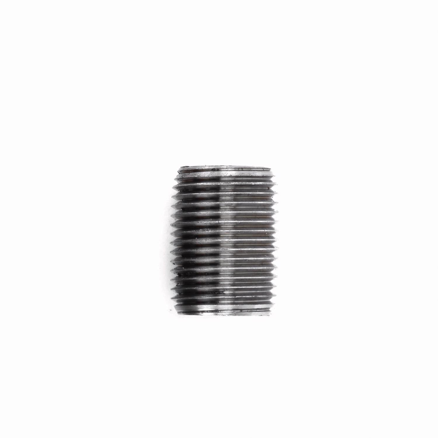 STZ Industries 3/8 in. MIP each X 3/8 in. D MIP Black Steel Close Nipple
