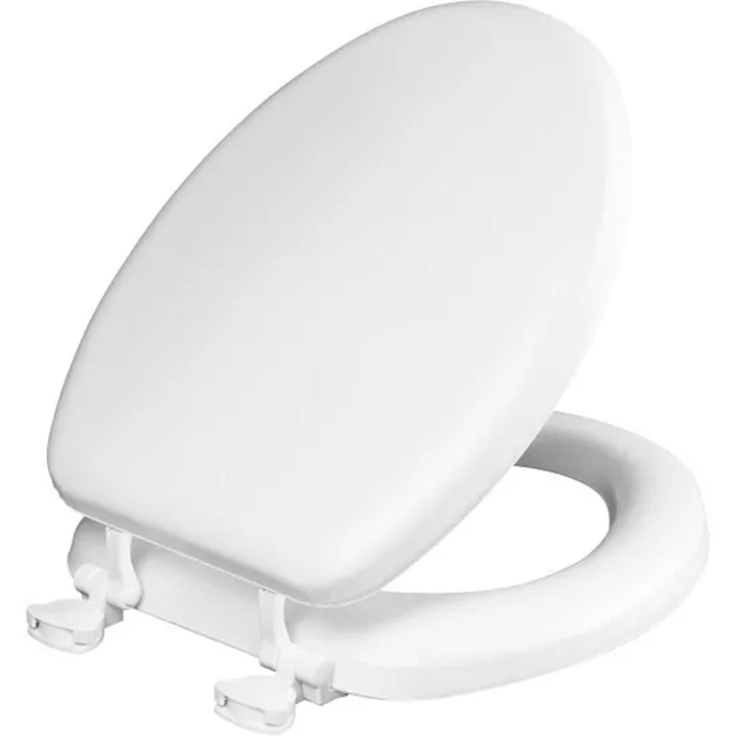 Mayfair by Bemis Eden Elongated White Soft Toilet Seat