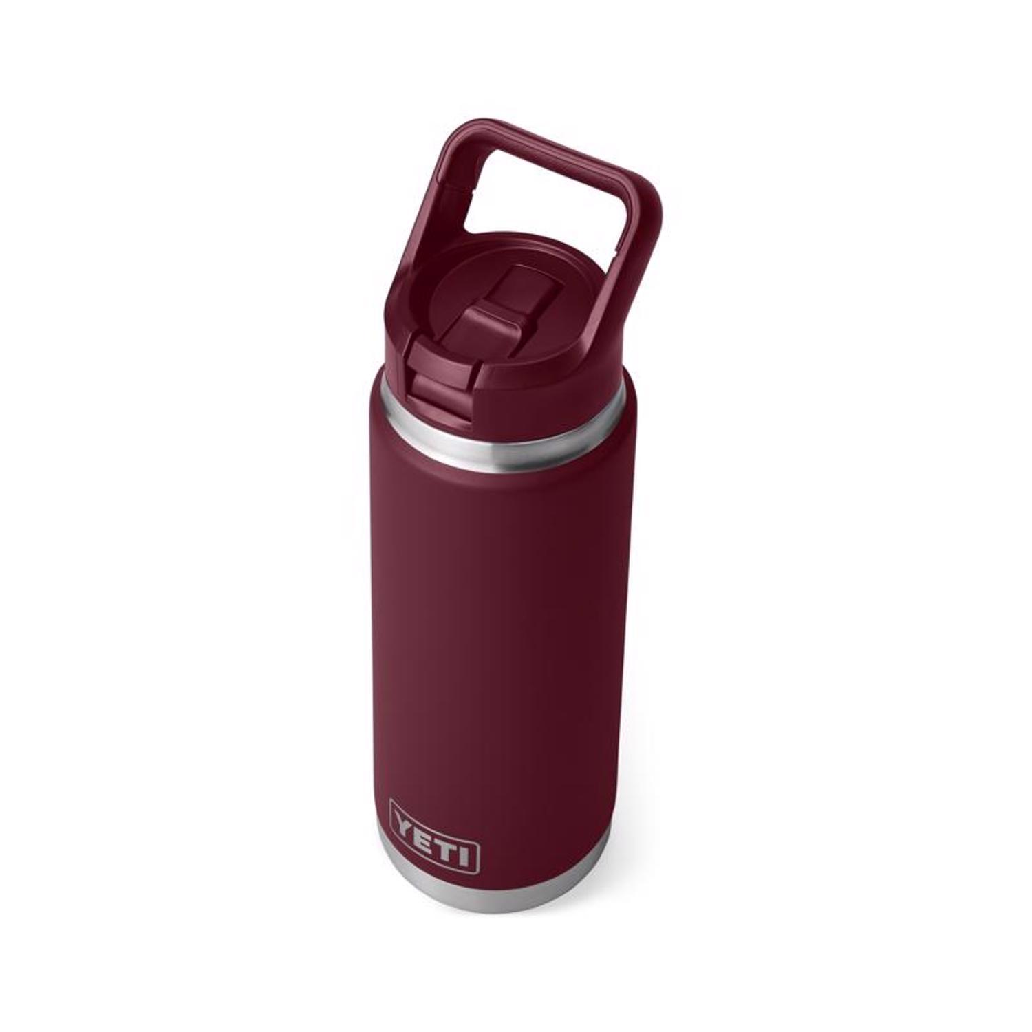 YETI Rambler 26 oz. Wild Vine Red BPA Free Bottle with Straw Cap