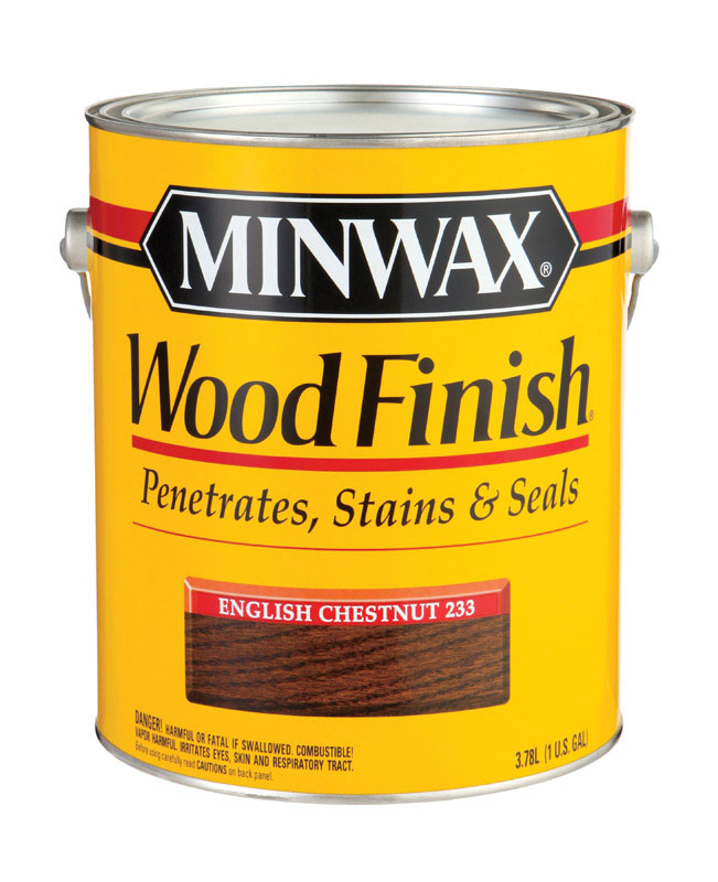 Minwax Wood Finish Transparent Oil-Based Wood Stain English Chestnut 1 gal.